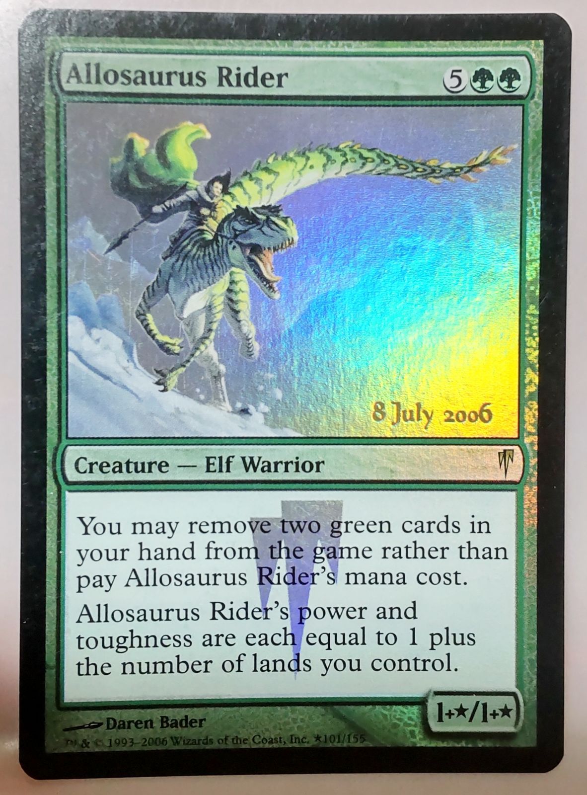 Foil】アロサウルス乗り/Allosaurus Rider 英語 - メルカリ
