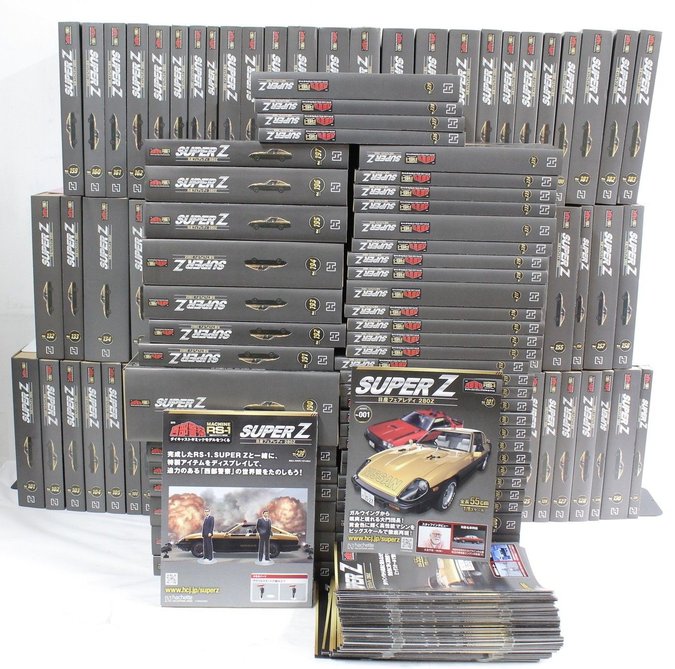 未組立 アシェット 西部警察 スーパーZ 日産フェアレディ280 Z 101-230巻 再延長含む アクスタなど 車 模型 フィギュア ホビー -D-B 93-byebye