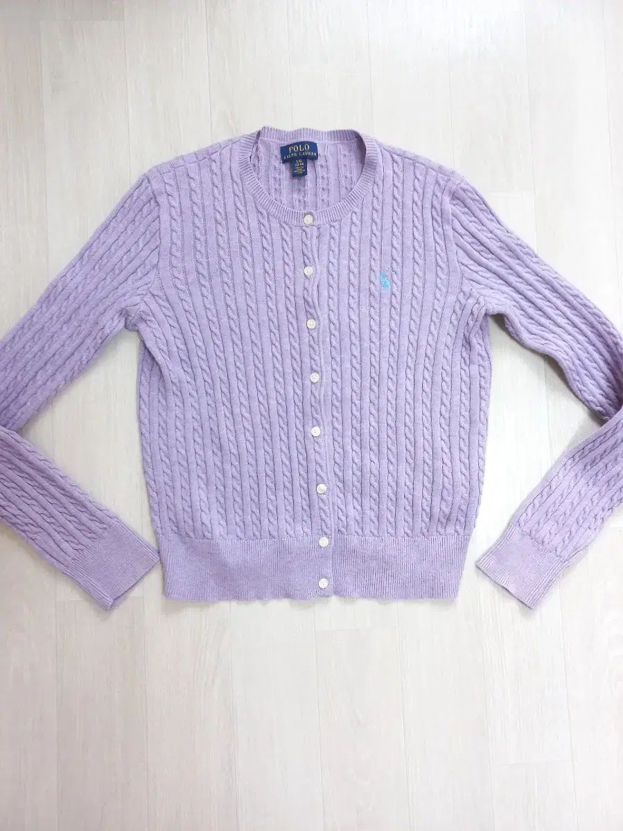 ポロラルフローレン 女の子ケーブルニットカーディガン 12 14