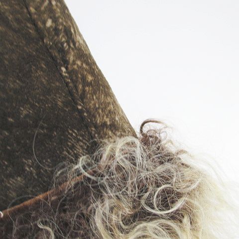 サンローズ SUN ROSE ムートンコート ロング丈 ラビットファー 毛皮 L