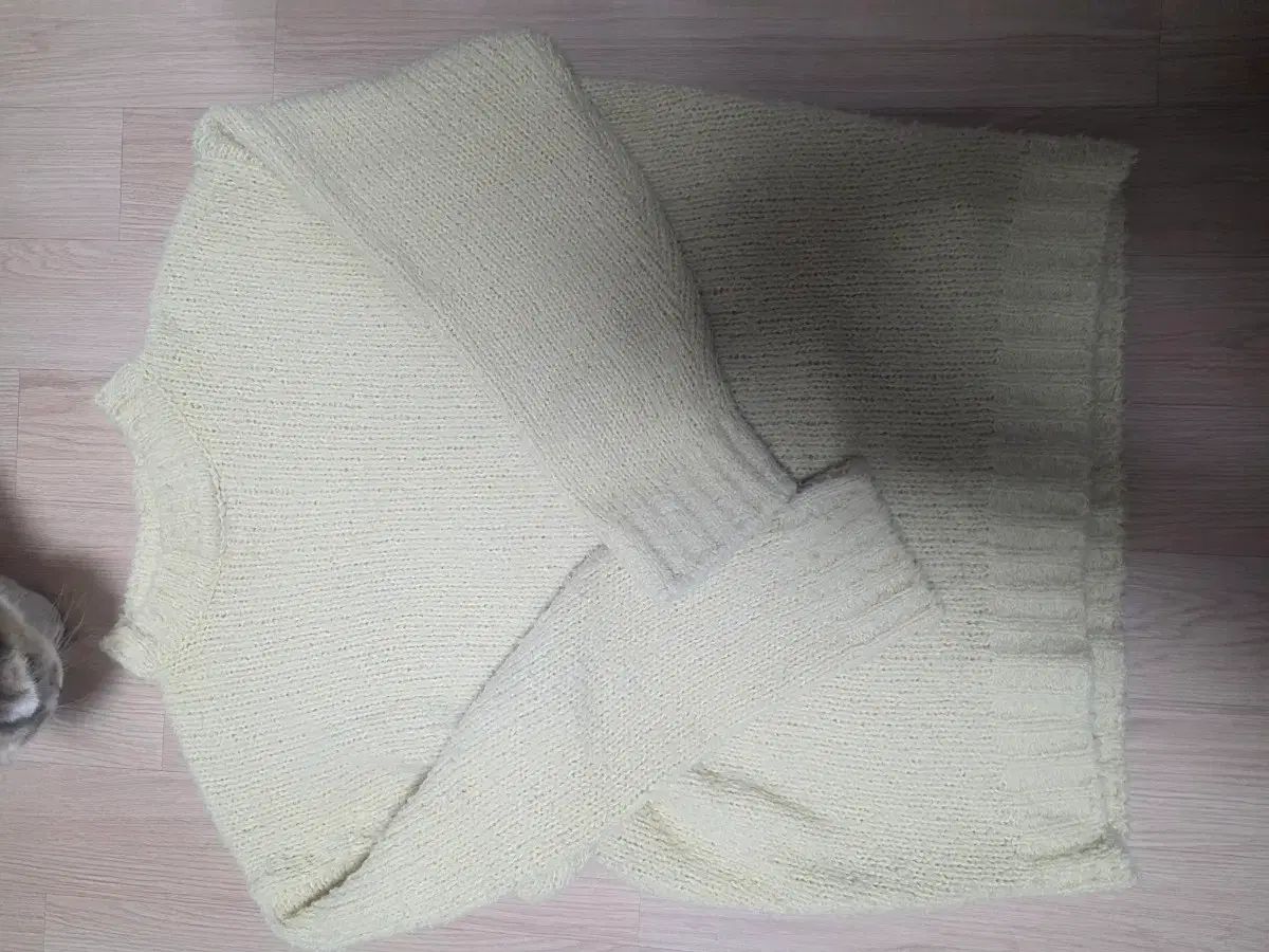 ユース イェロー ルーズフィット セーター |L