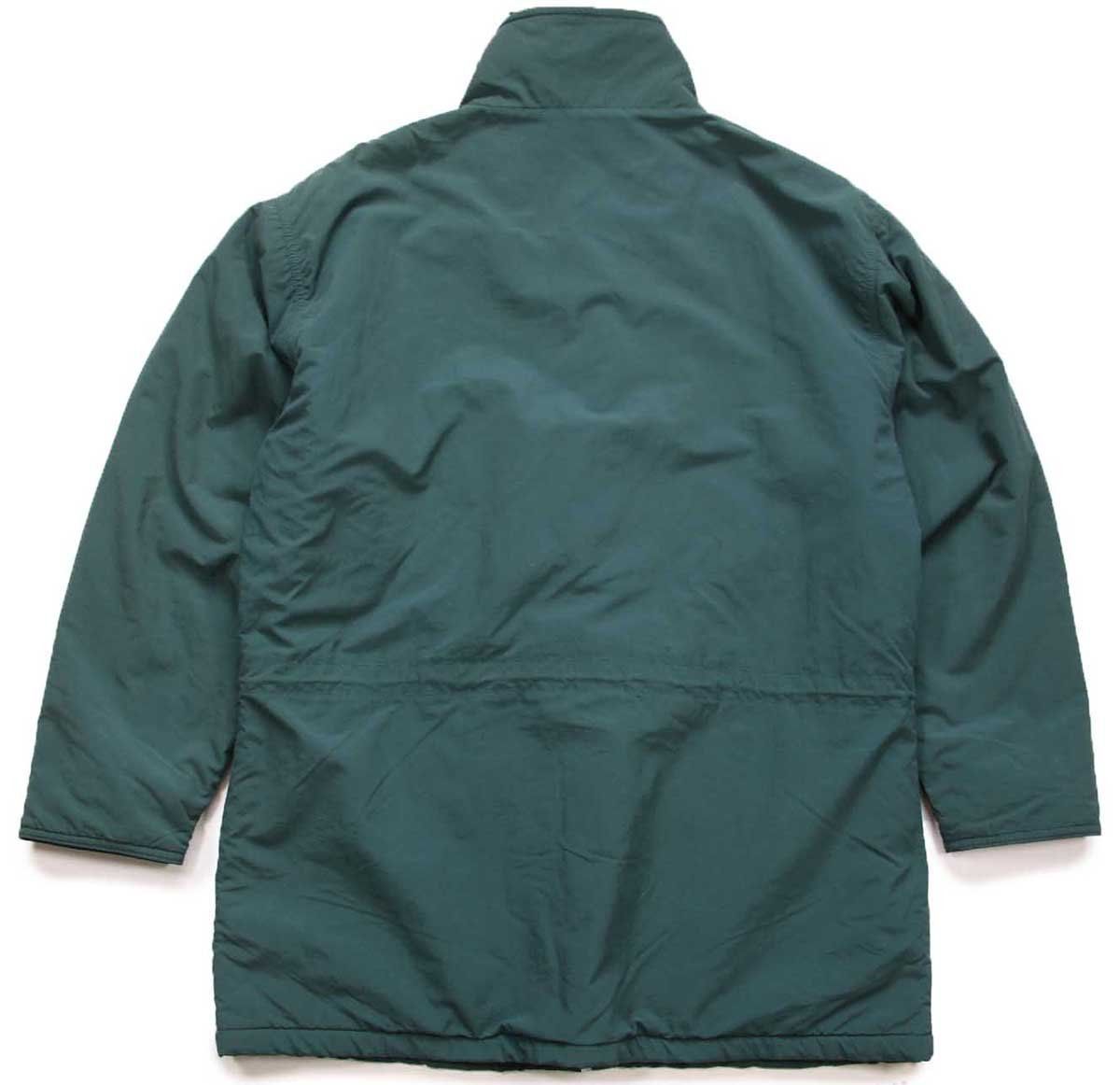 90s L.L.Bean フリースライナー ナイロン マウンテンジャケット 緑 