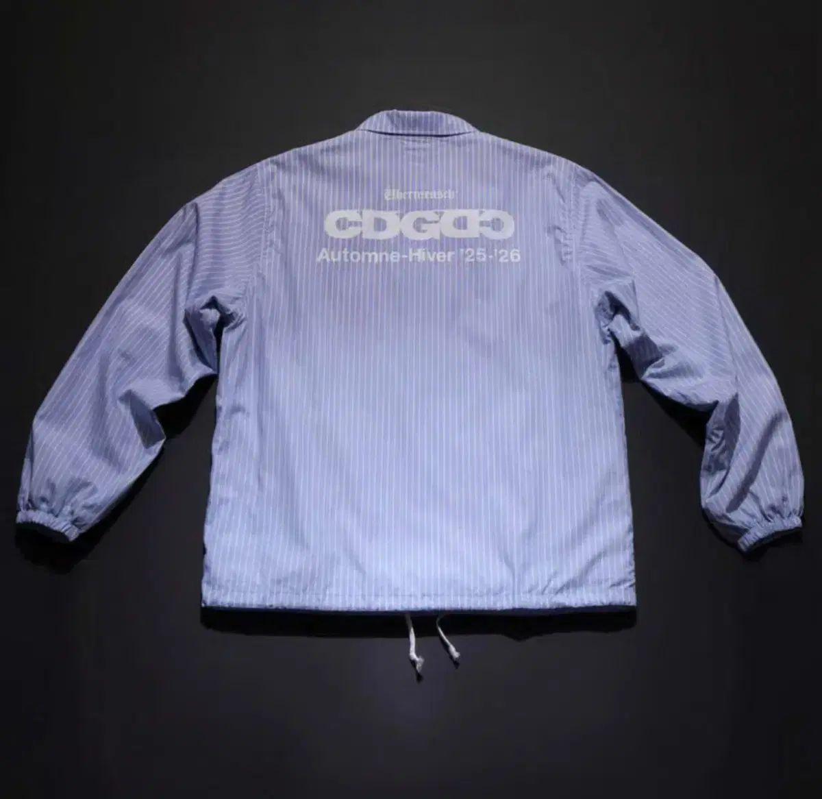 コム デ ギャルソン CDG ストライプ コーチ ジャケット L