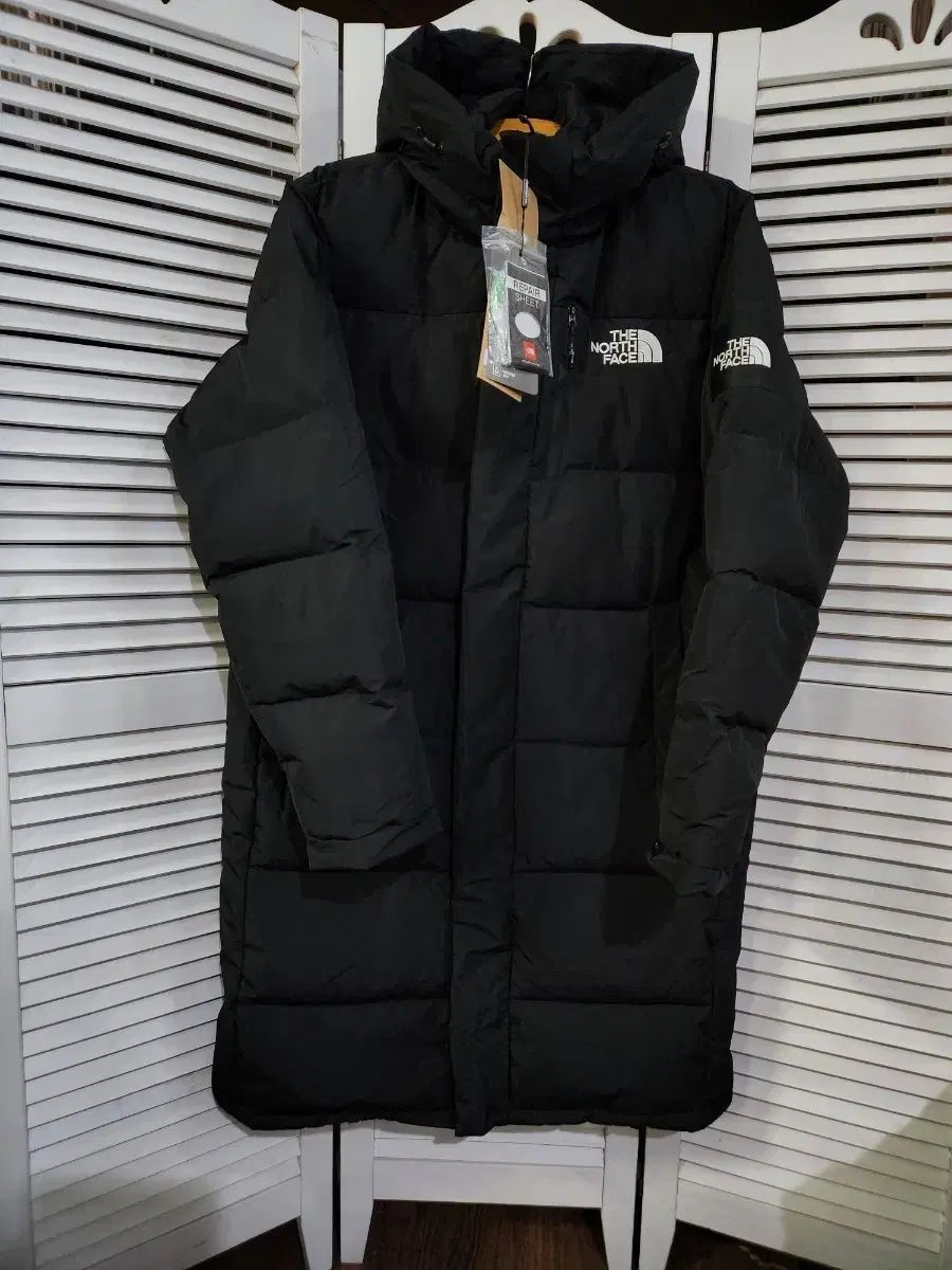 THE NORTH FACE ザノースフェイス ブラック ダウンジャケット ロング丈