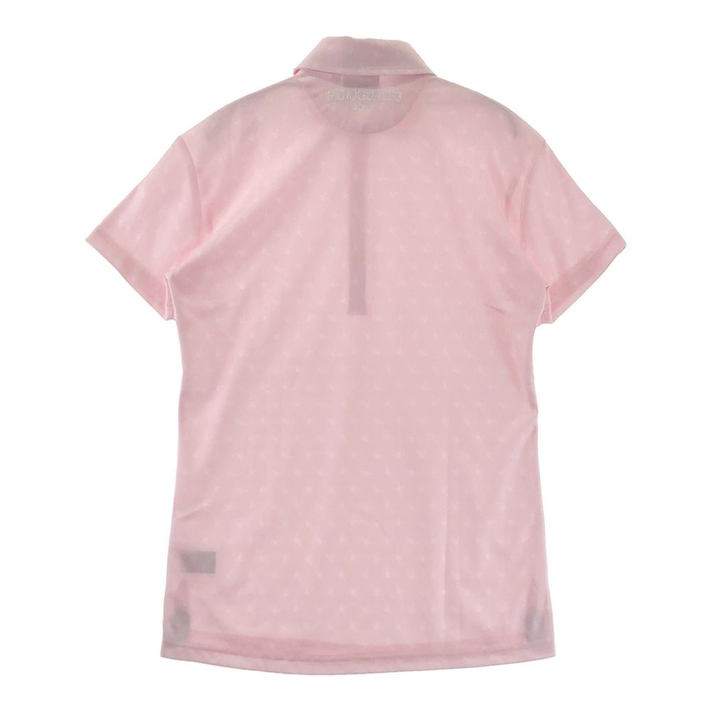 サイズ：2 1PIU1UGUALE3 GOLF GST019 半袖ポロシャツ 総柄 ピンク系