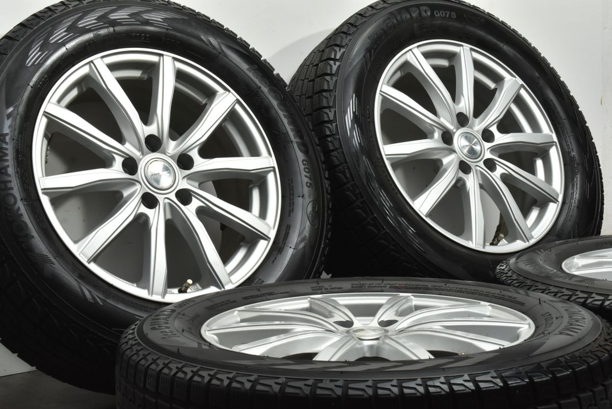 交換用に ジョーカー 17 in 7 J 40 PCD 114.3 ヨコハマ アイスガード G 075 225|65 R NX ハリアー RAV 4 エクストレイル CX-5 CX-8 可