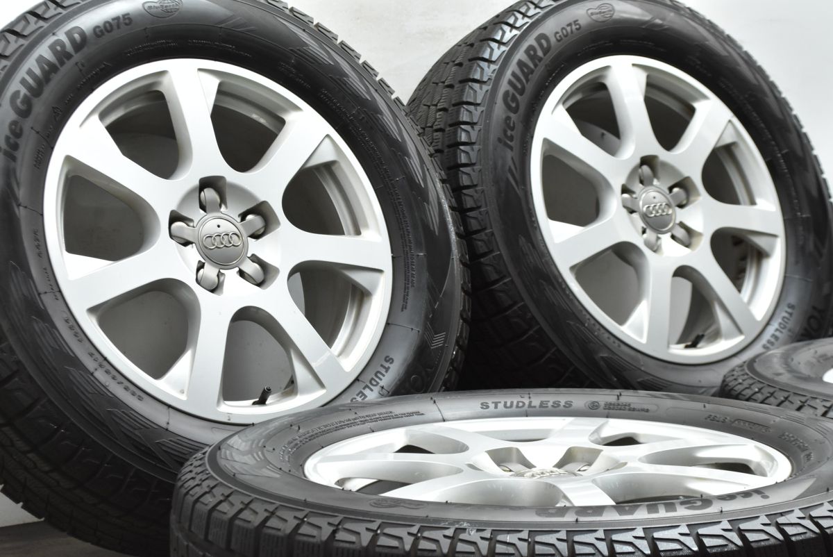 鍛造 アウディ 8 R Q 5 17 in 7 J 37 PCD 112 ヨコハマ アイスガード G 075 235|65 品番 交換用に FORGED