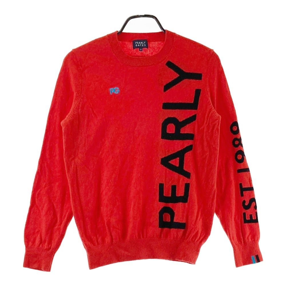 サイズ：4 PEARLY GATES パーリーゲイツ カシミヤ ニットセーター