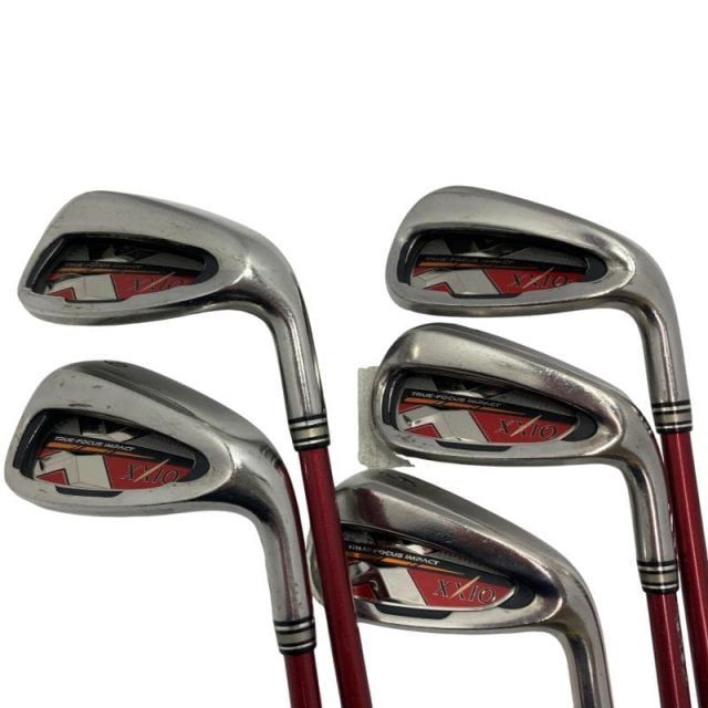 ダンロップ XXIO 2018 5 S レッド アイアンセット IR MP 1000 アイアン フレックスR メンズ 男性用 右利き 右用 Dランク ゴルフクラブ
