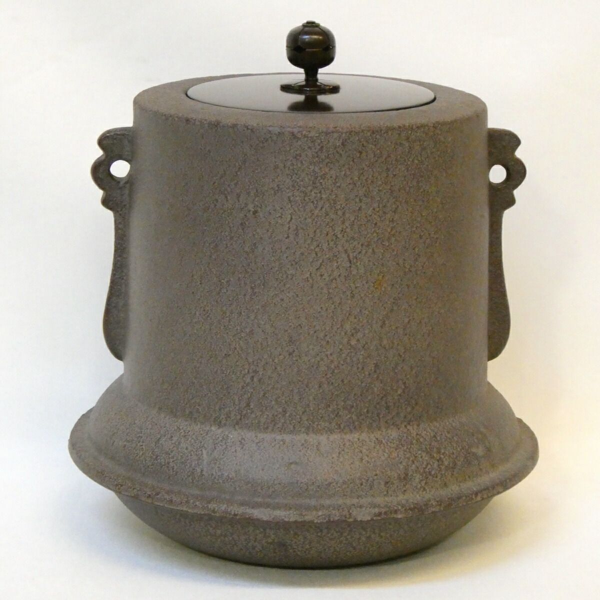 蓋保護用 御物袋添え 山形県釜師 高橋敬典作 風炉用 車軸釜 立礼 茶道具