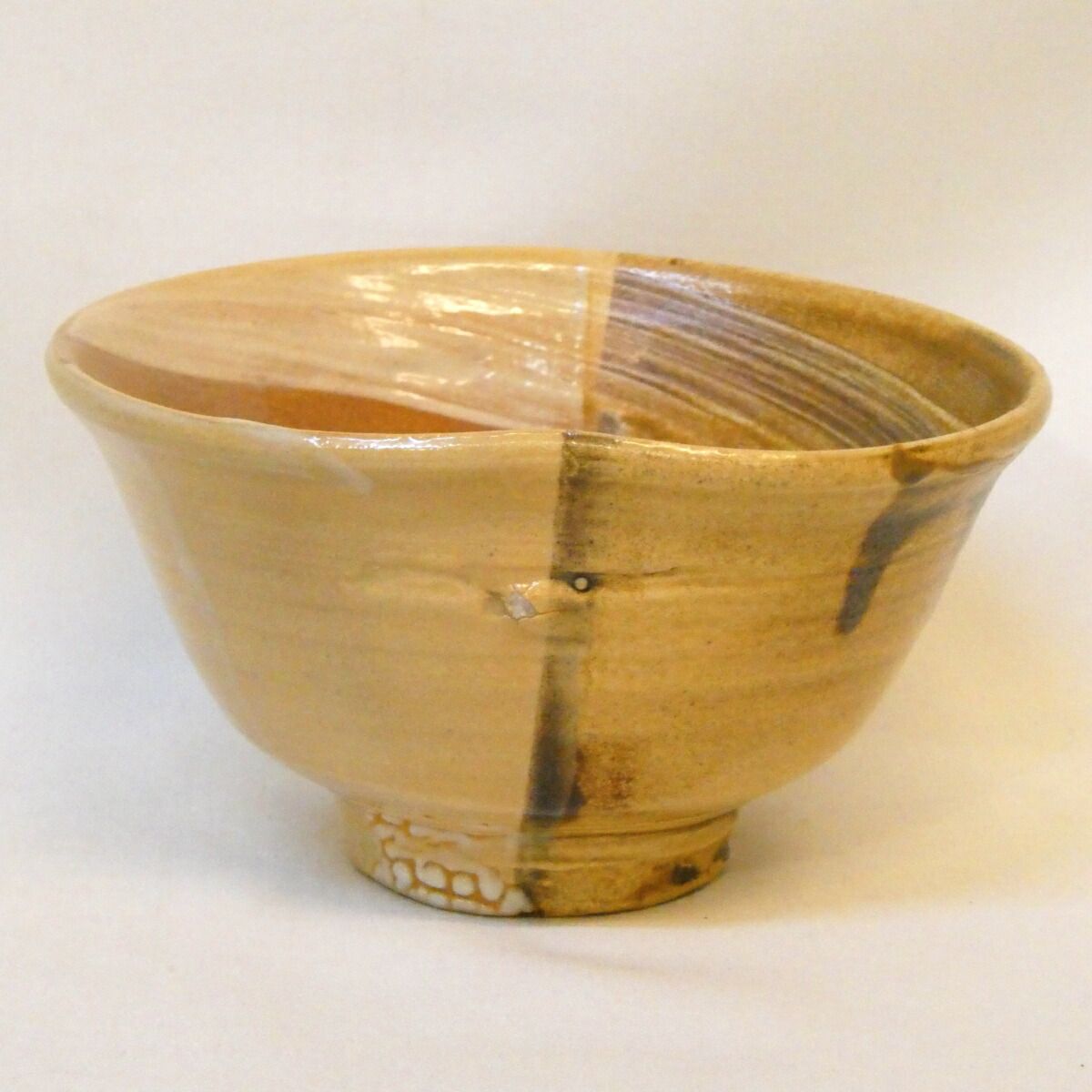 萩焼き、井戸茶碗、蓮光山栄徹作 萩焼き、井戸茶碗、蓮光山栄徹作