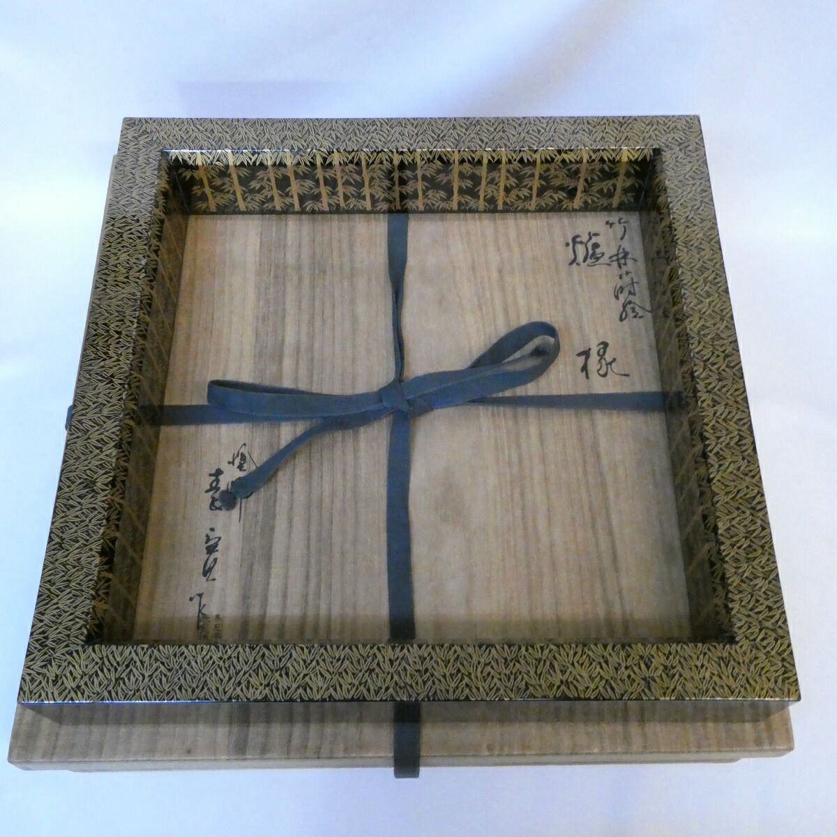 茶道具　金蒔絵　竹林　炉縁 茶道具 金蒔絵 竹林 炉縁