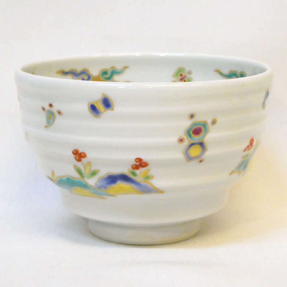 五山窯 林淡幽作 色絵 唐子 茶碗 高級茶道具【中古 美品】 - メルカリ