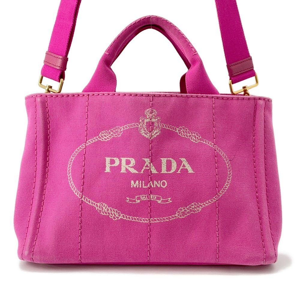 プラダ ハンドバッグ ミニ カナパ CANAPA キャンバス B 2439 G PRADA 2 way