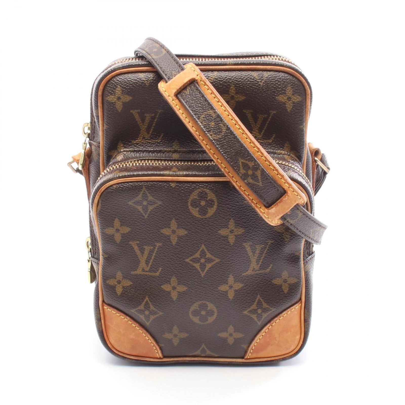 ルイ ヴィトン LOUIS VUITTON ショルダーバッグ アマゾン M 45236 PVCコーティングキャンバス レザー レディース B