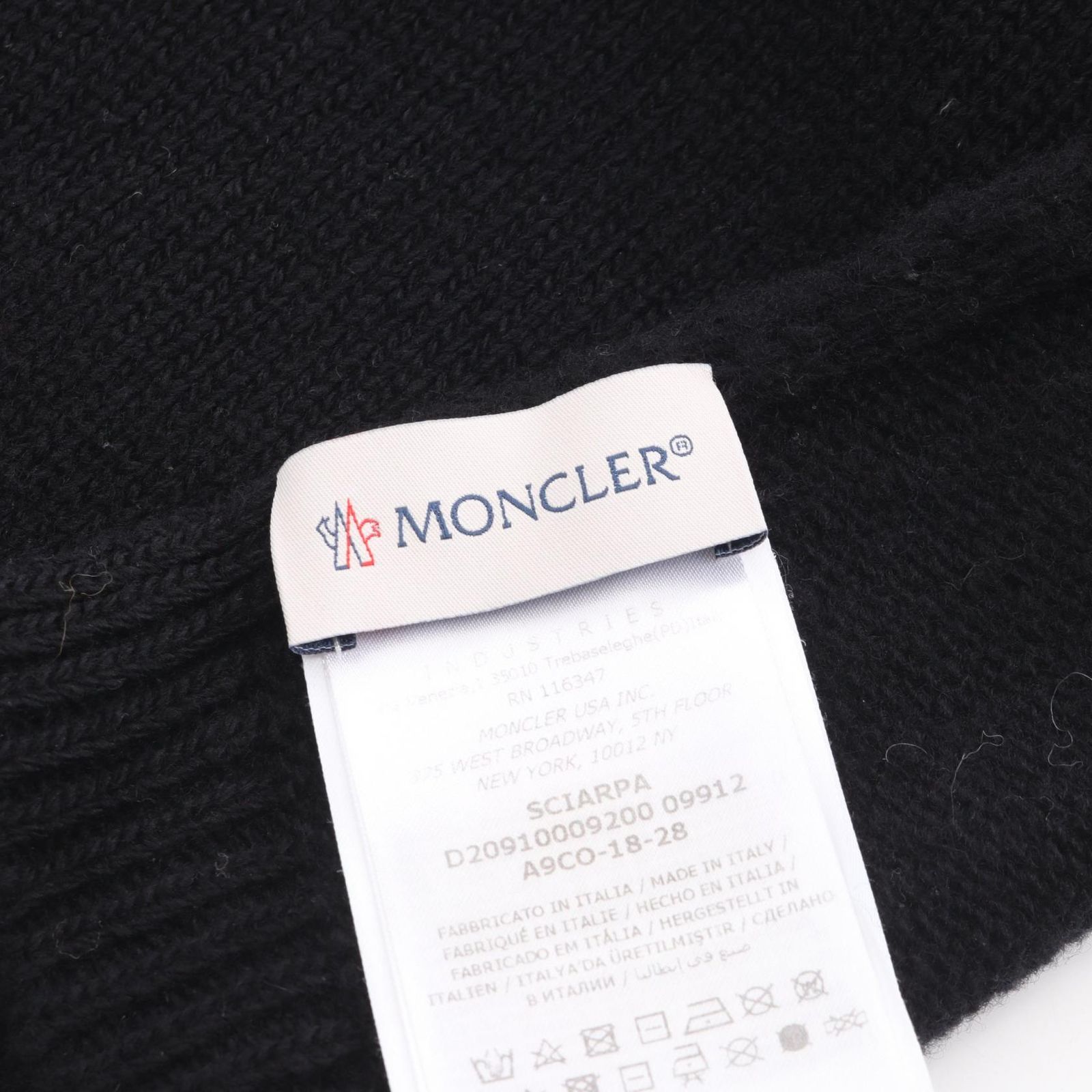 モンクレール MONCLER マフラー ウール ユニセックス A