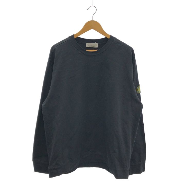 STONE ISLAND ストーンアイランド L|Sカットソー メンズ ブラック XL