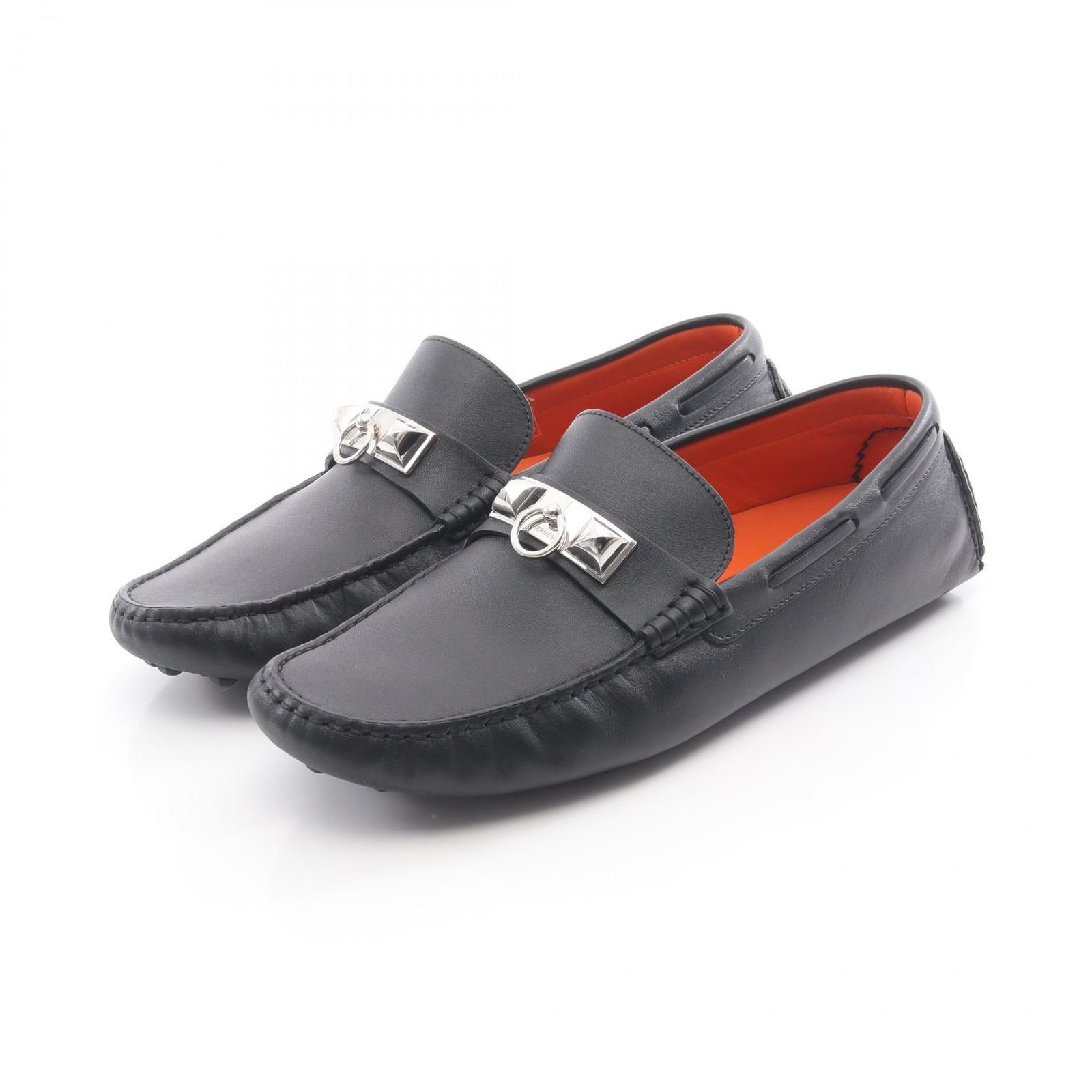 エルメス HERMES モカシン アーヴィング レザー ドライビングシューズ