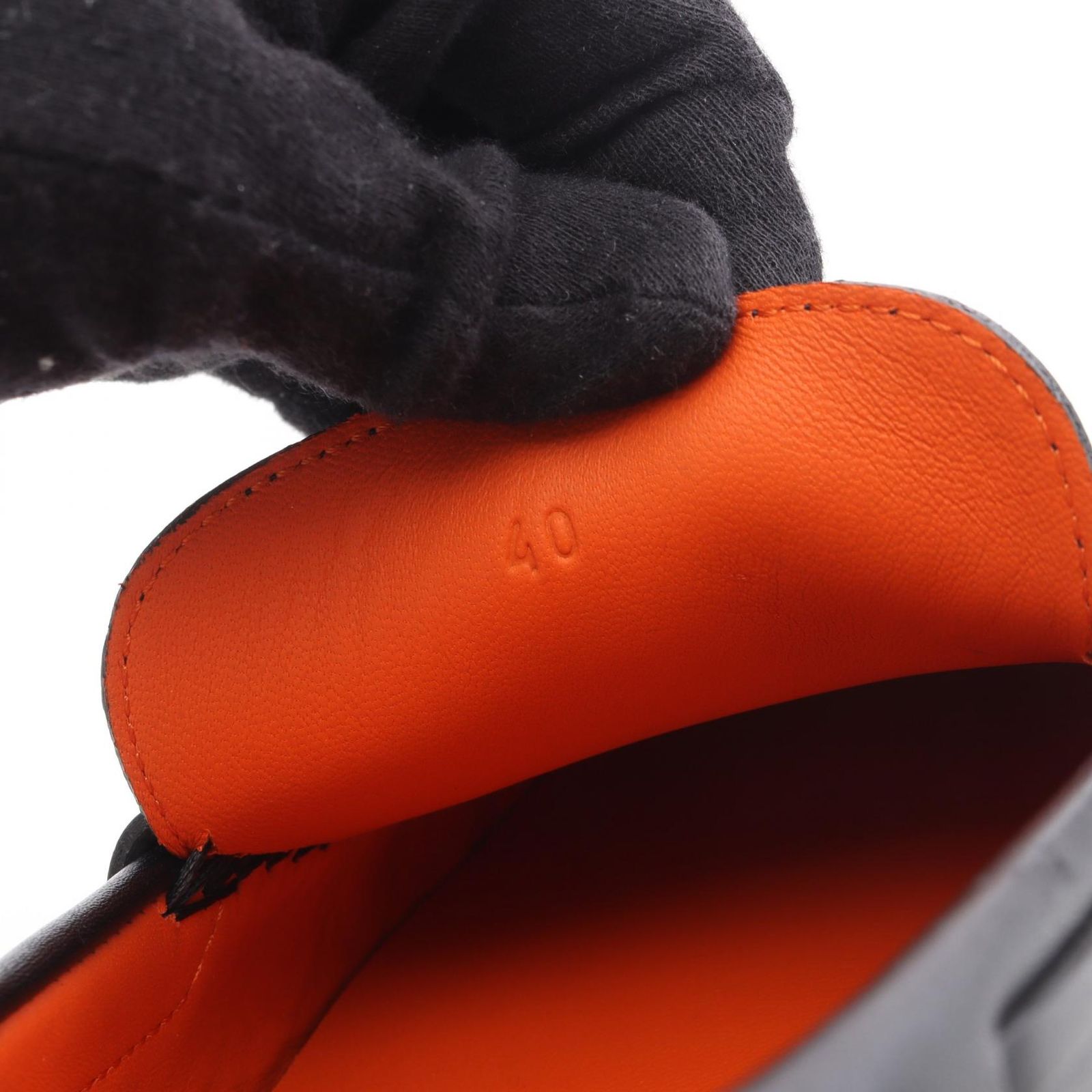 エルメス HERMES モカシン アーヴィング レザー ドライビングシューズ 