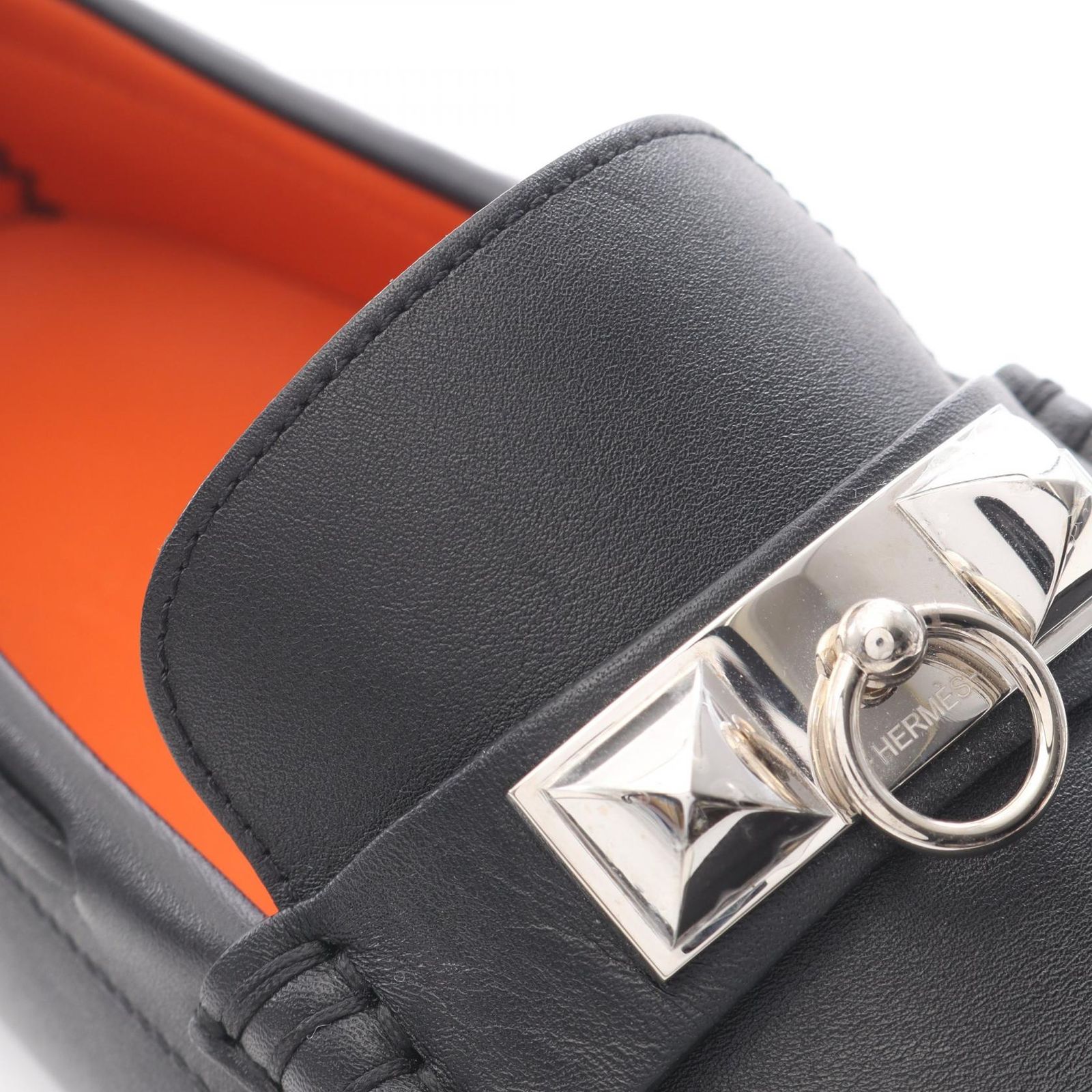 エルメス HERMES モカシン アーヴィング レザー ドライビングシューズ