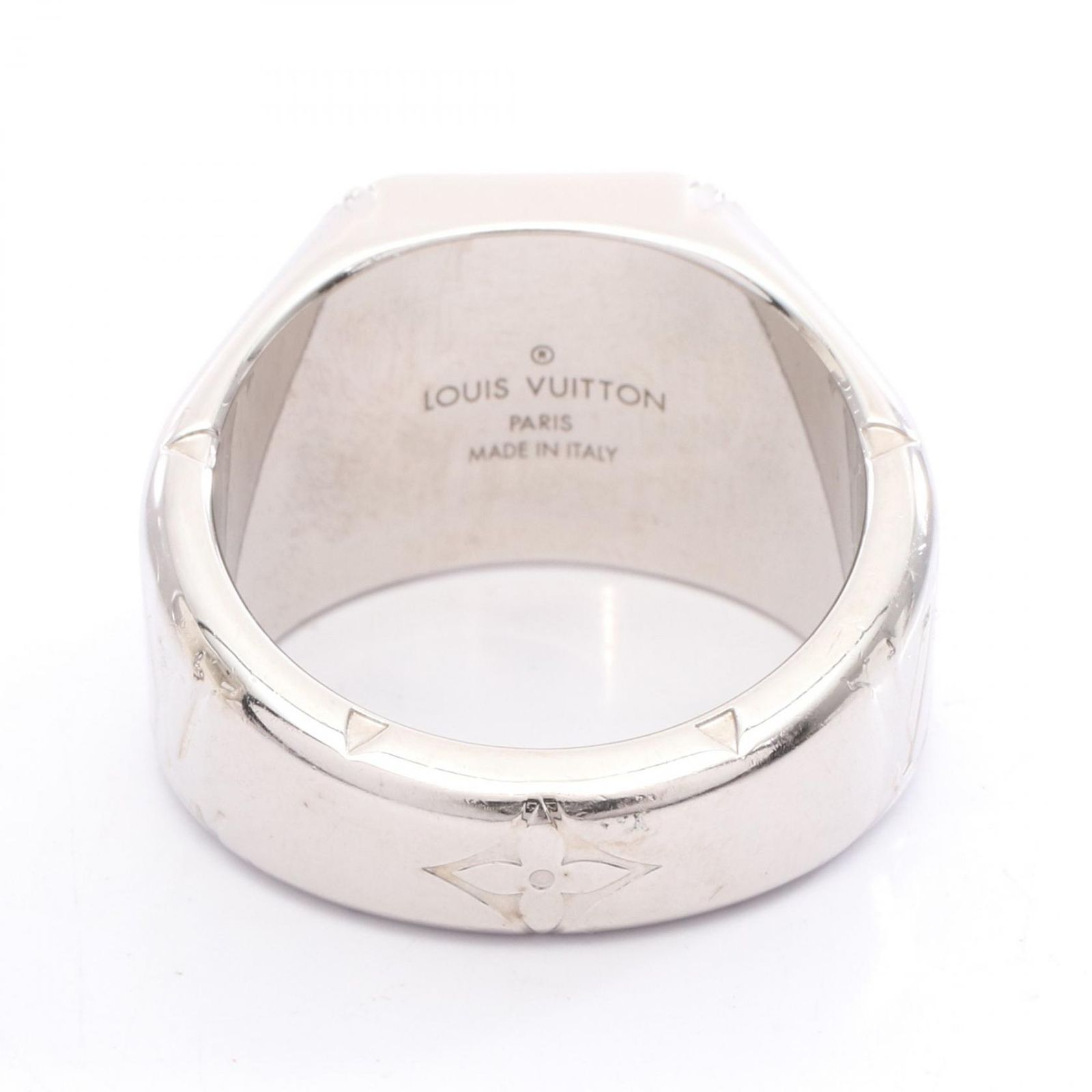  ルイ ヴィトン LOUIS VUITTON リング 指輪 シグネットリング モノグラム M 62488 ステンレススチール メンズ A リング 指輪 アクセサリー