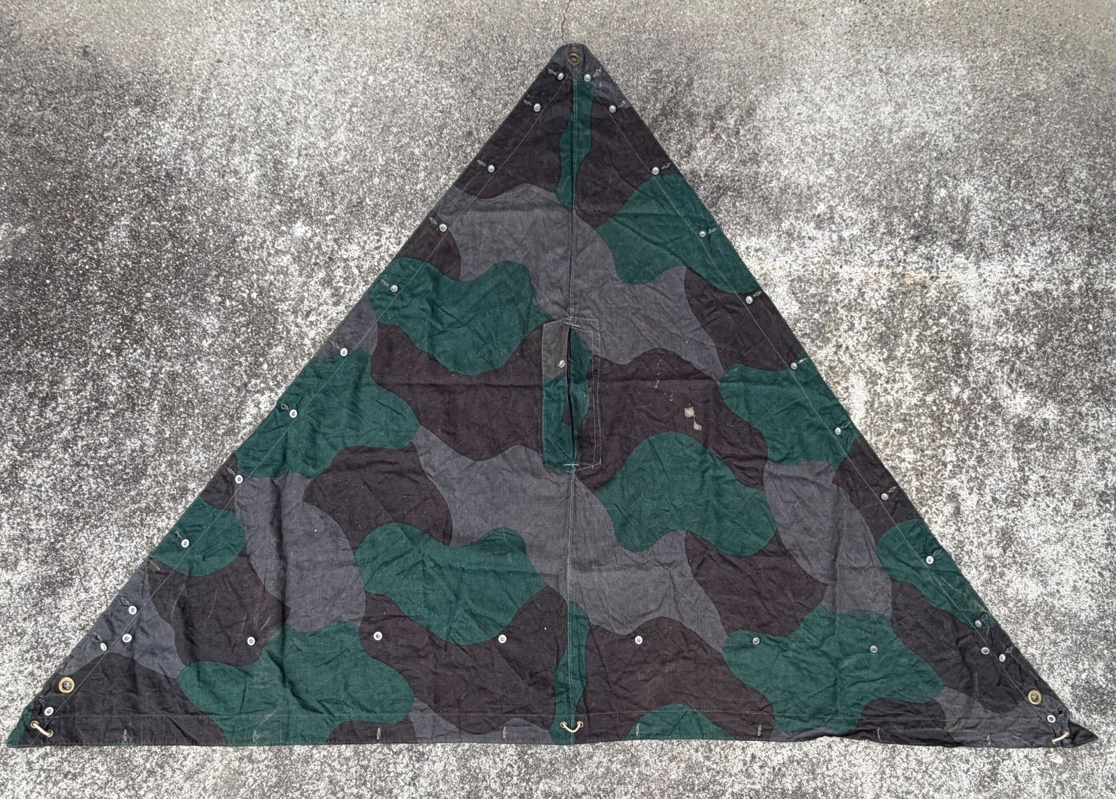 used 40s 50s スウェーデン軍幕 ポンチョ テント ツェルトバーン