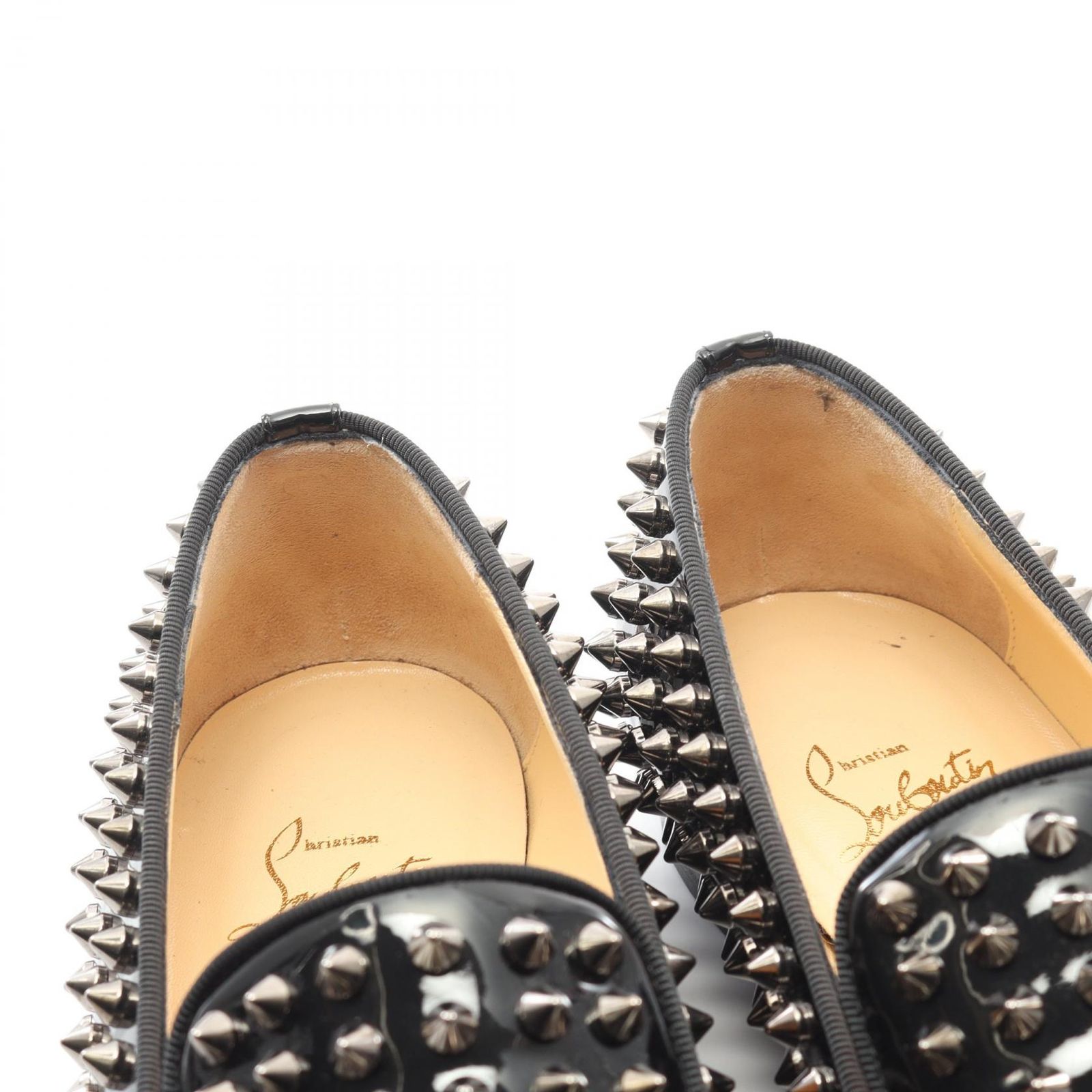 クリスチャンルブタン Christian Louboutin スリッポン スパイク 