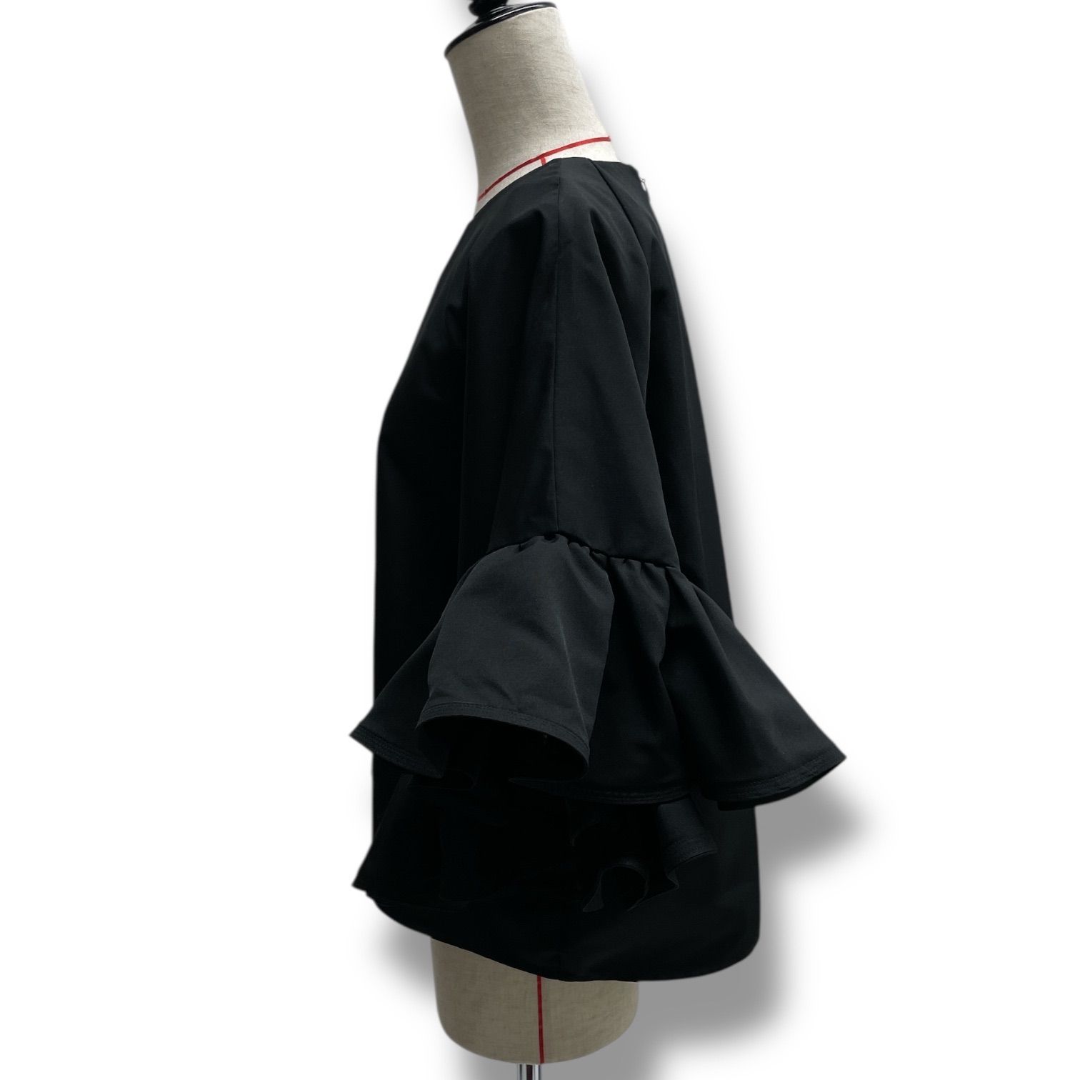 heve ドルマンスリーブラッフルブラウス Heve へイヴ ドルマンラッフルスリーブブラウス シャツ ブラウス