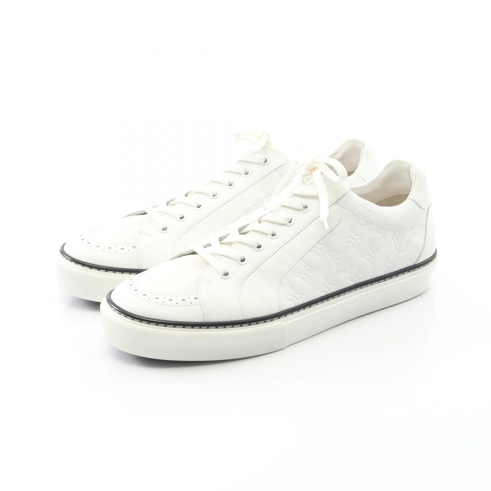 ルイ ヴィトン LOUIS VUITTON スニーカー モノグラム レザー スウェード メンズ A