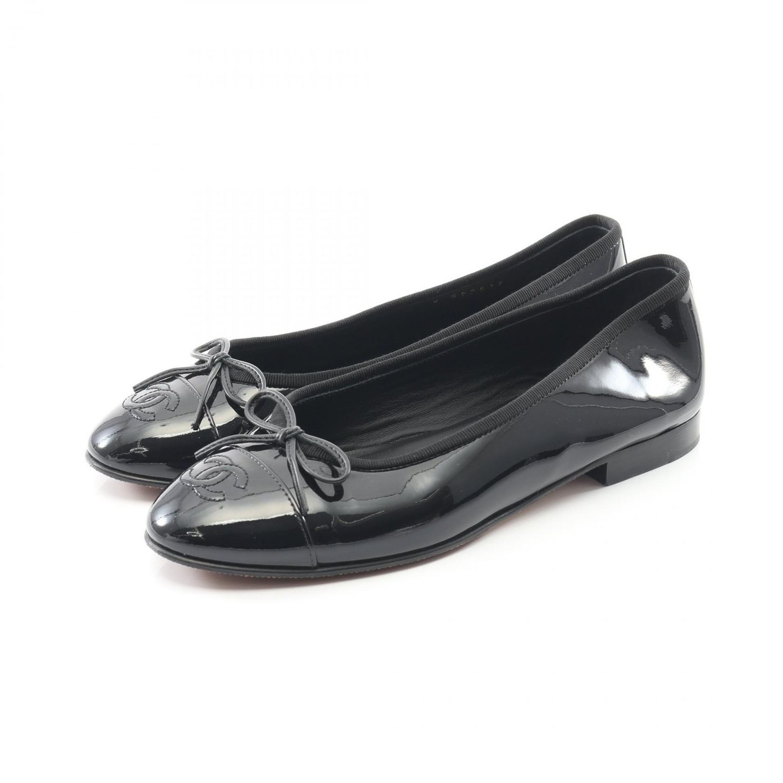 シャネル CHANEL パンプス BALLERINA バレリーナ G02819 パテント 