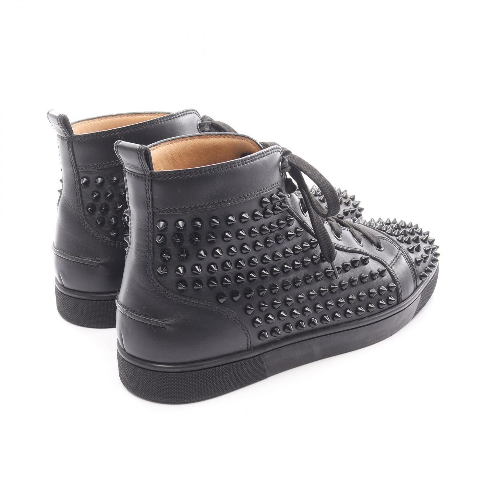 クリスチャンルブタン Christian Louboutin スニーカー LOUIS FLAT スパイクスタッズ レザー メンズ A