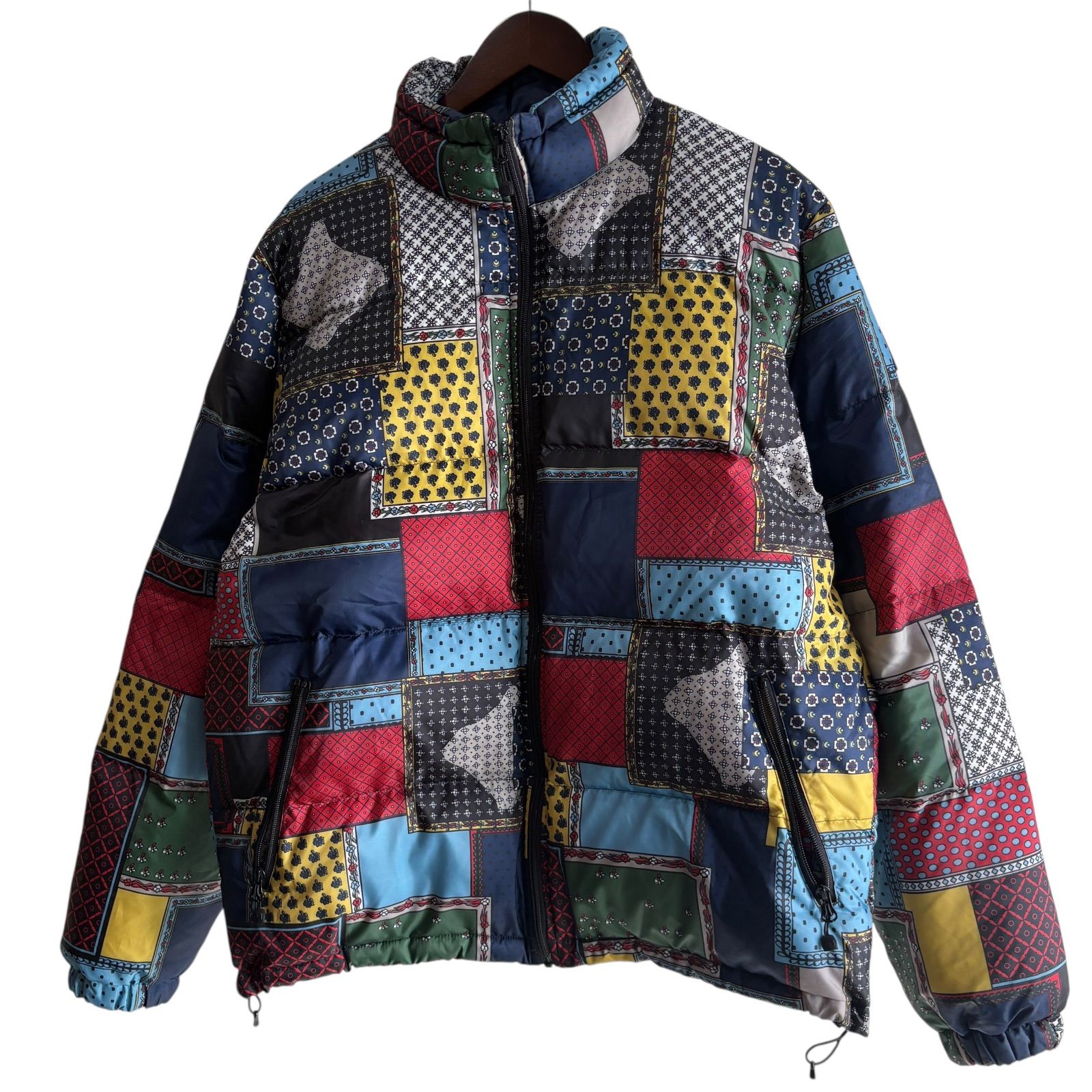 Stussy パッチワーク ダウンジャケット Stussy パッチワーク ダウンジャケット 【公式通販】
