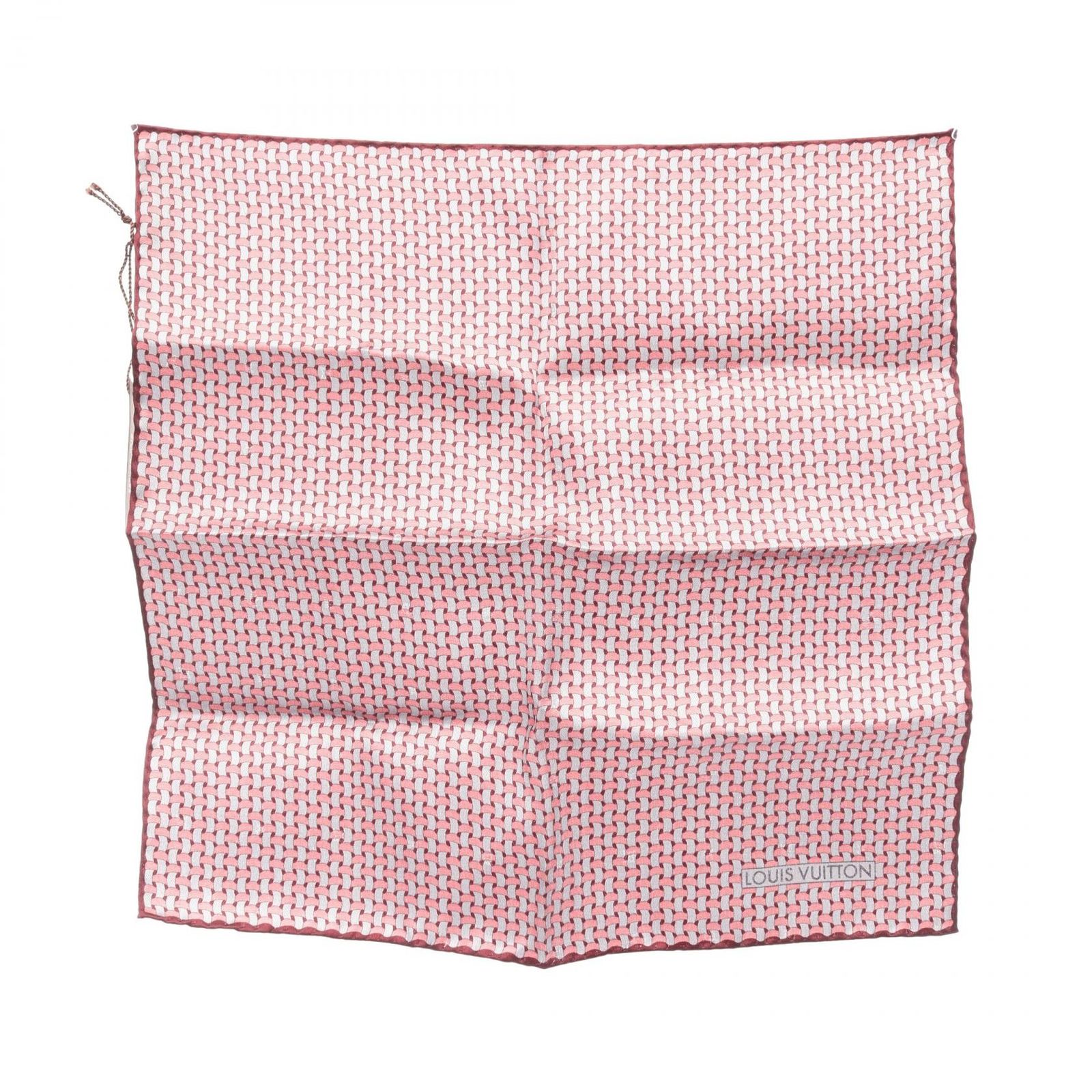 ルイ ヴィトン LOUIS VUITTON スカーフ ポケットチーフ M 70070 シルク メンズ ♥