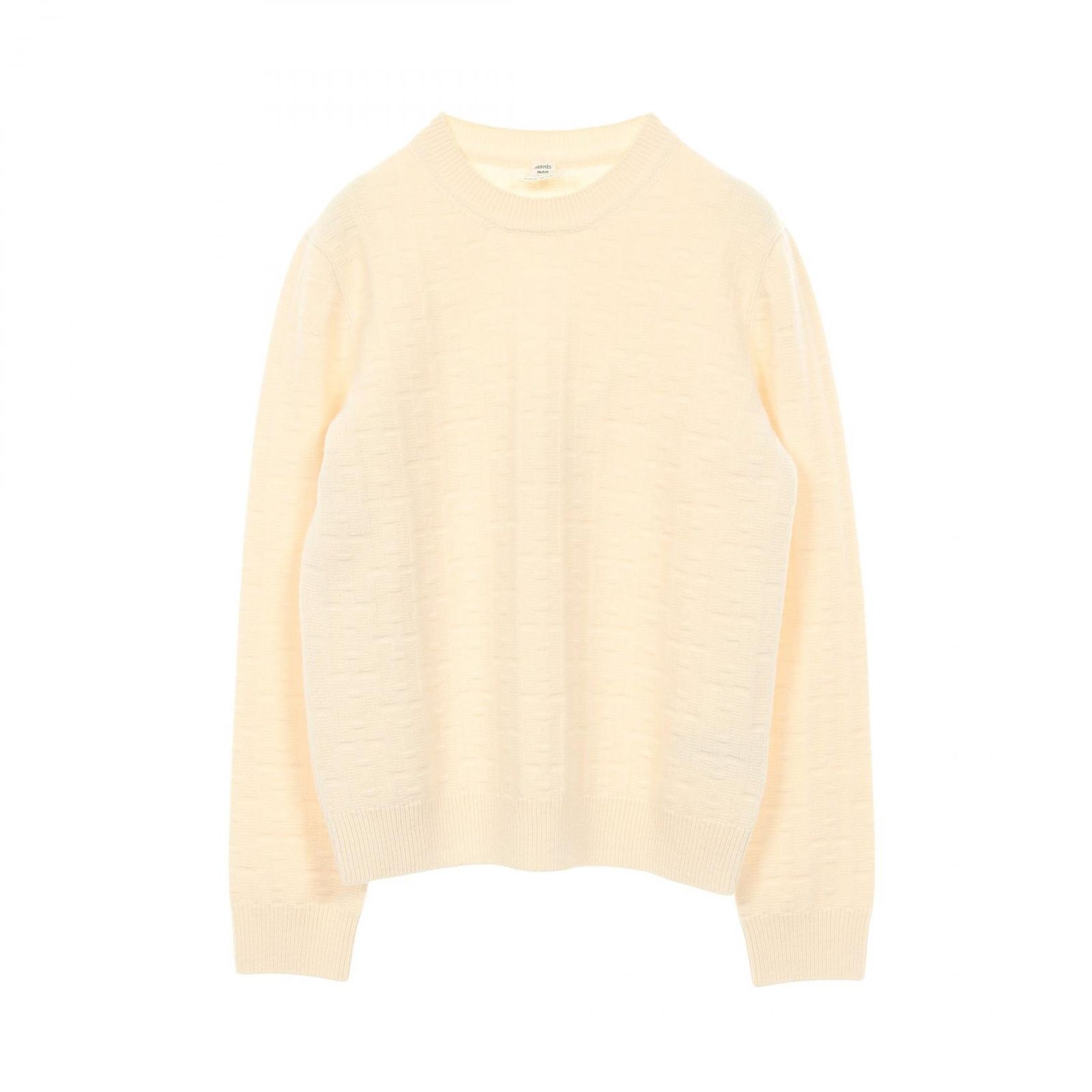 エルメス HERMES ニット H柄 セーター ウール レディース A