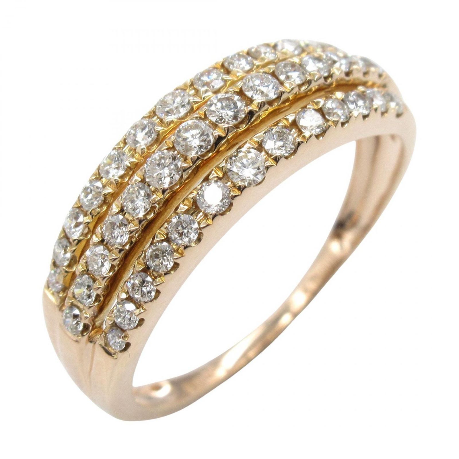 ジュエリー JEWELRY リング 指輪 ダイヤモンド ﾀﾞｲﾔ 2.7 g 9.5 K 18 PG ピンクゴールド レディース A