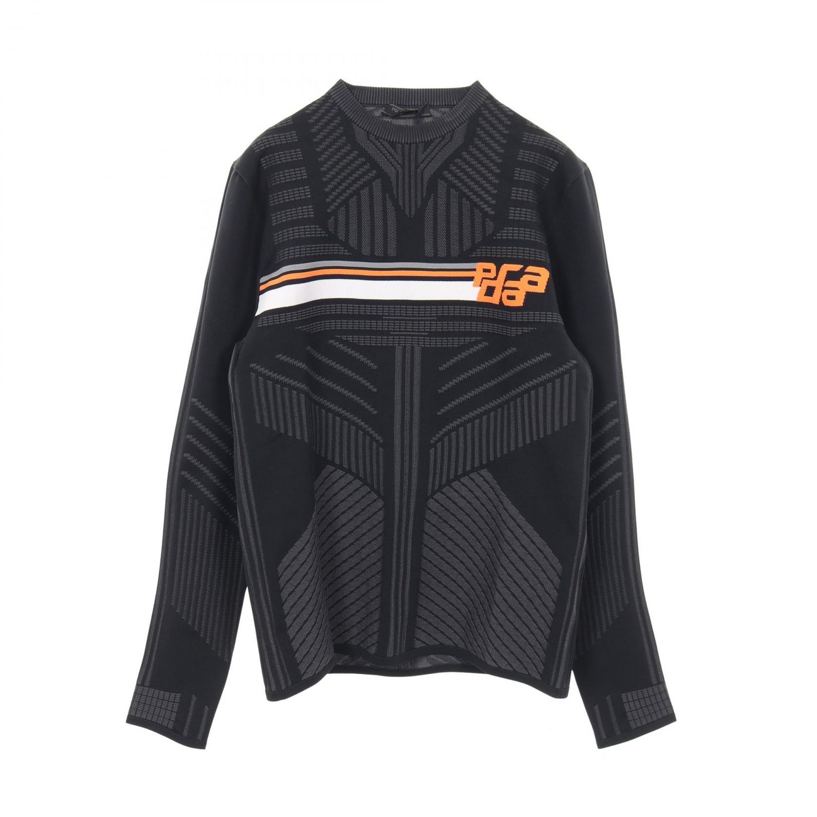 プラダ PRADA スウェット テクニカルニット UMA 876 ブラック その他 テクニカルスウェット メンズ ♥