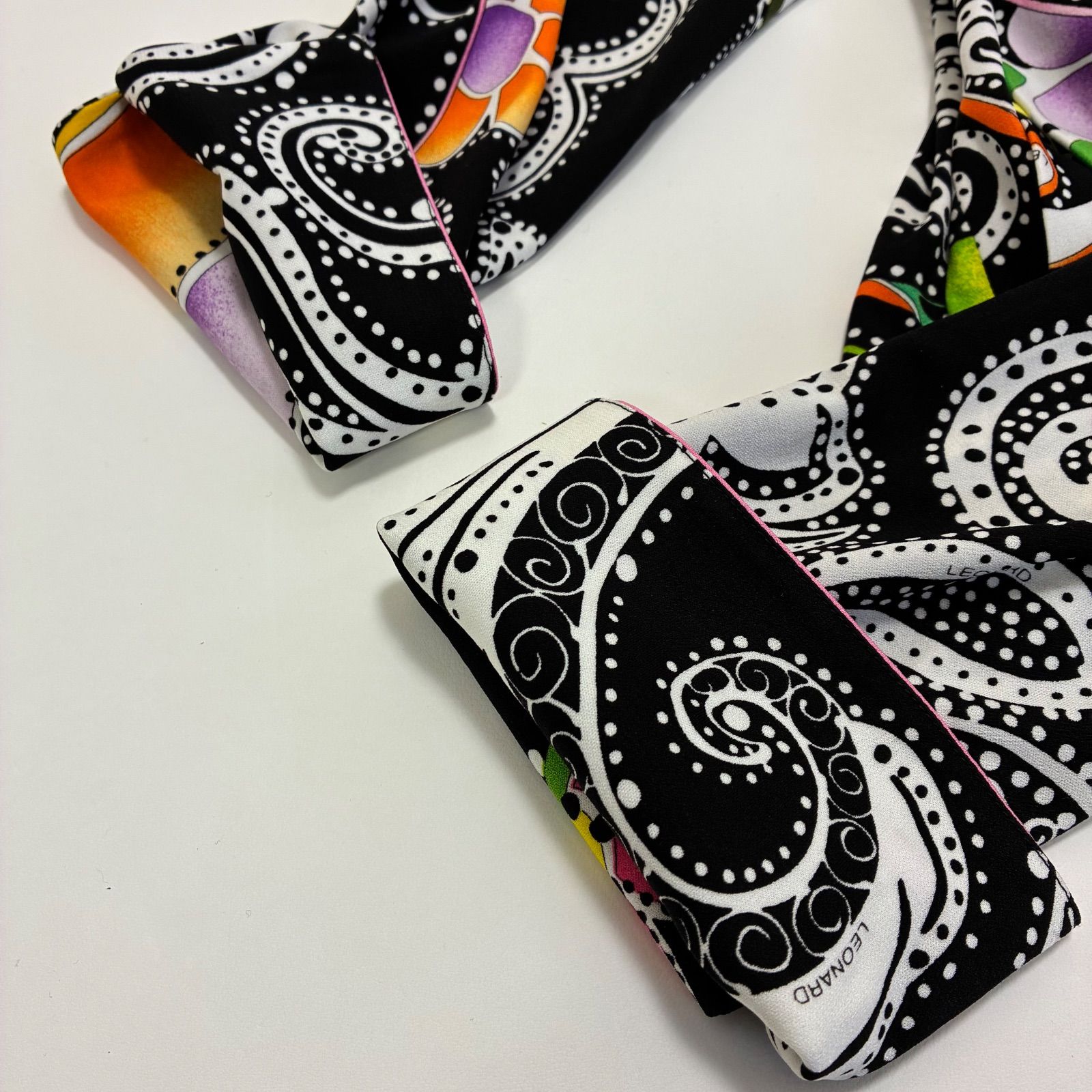 LEORARD レオナール☆カンカン素材 テーラードジャケット LL