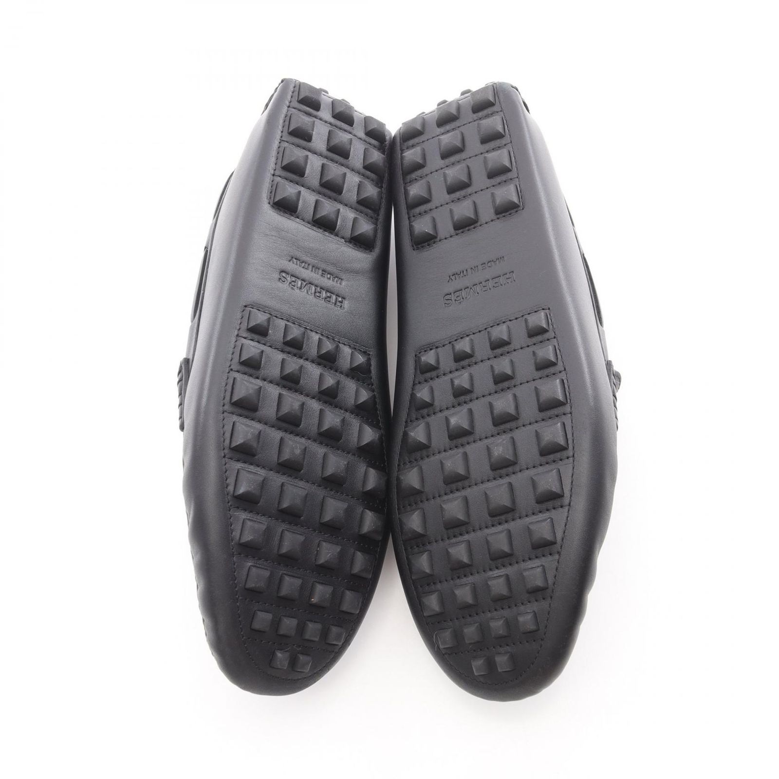 エルメス HERMES モカシン アーヴィング レザー ドライビングシューズ