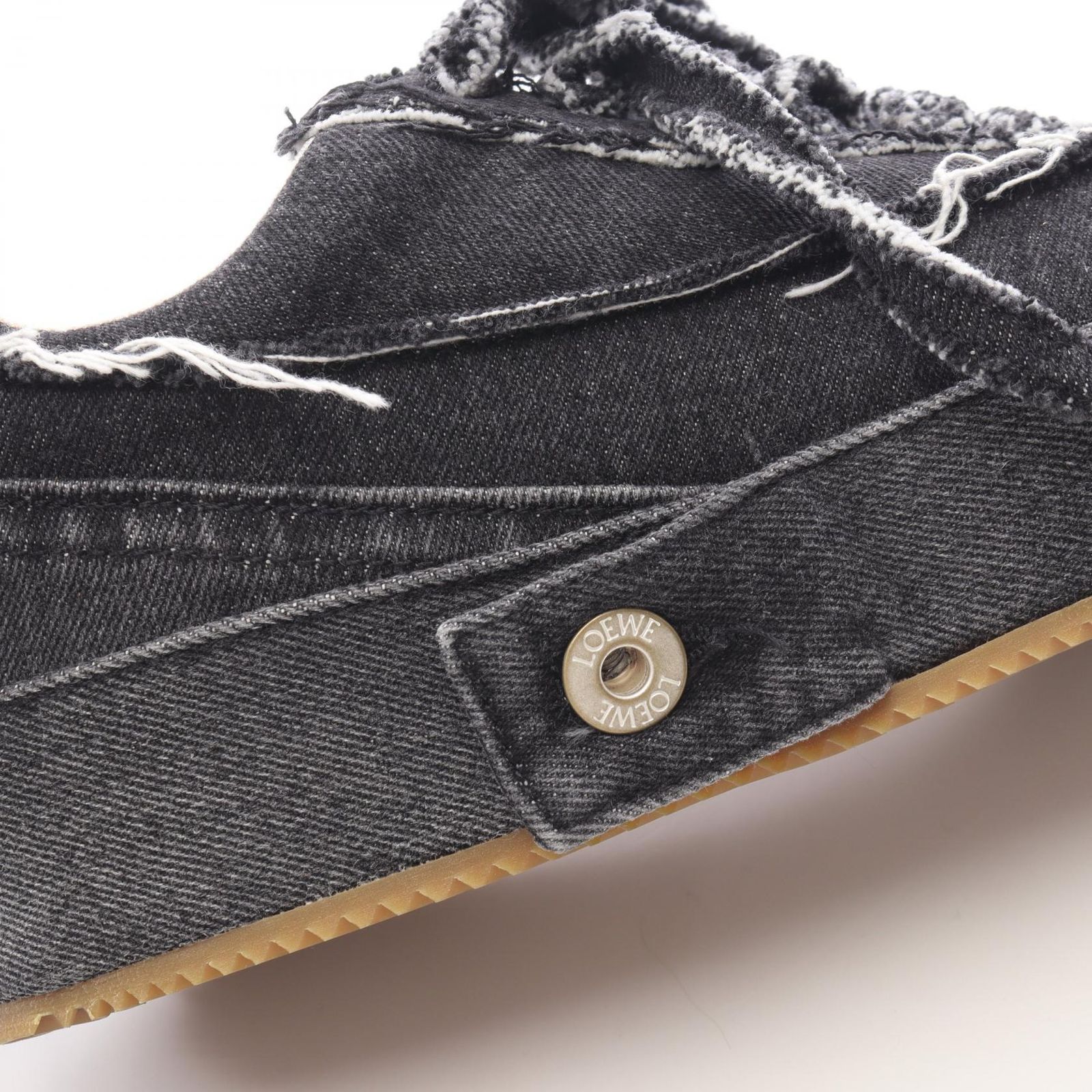ロエベ LOEWE スニーカー デコンストラクテッド デニム スニーカー