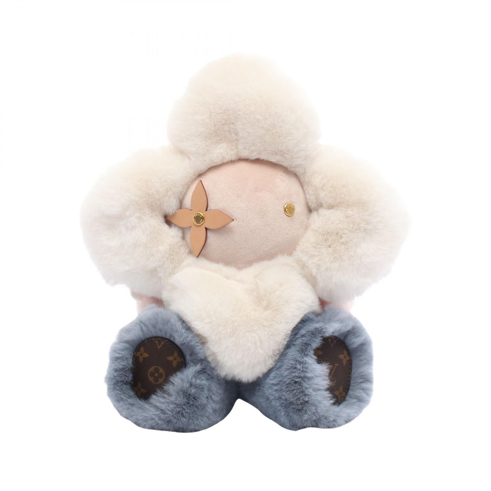 ルイ ヴィトン LOUIS VUITTON ドゥドゥ ヴィヴィエンヌ GI 0445 レザー ぬいぐるみ ユニセックス A