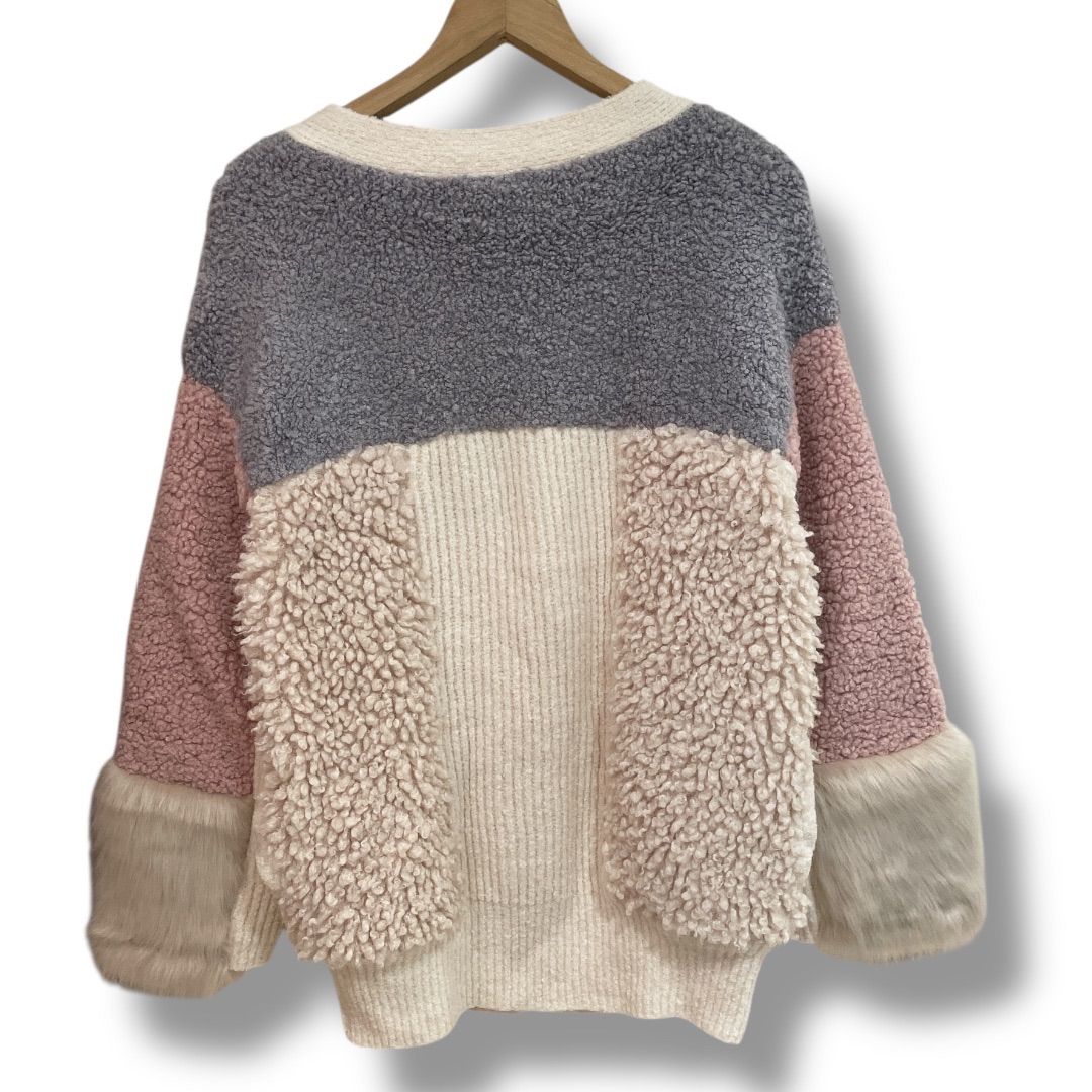 Maison Marble ファー付きカーディガン Maison Marble ファー付き