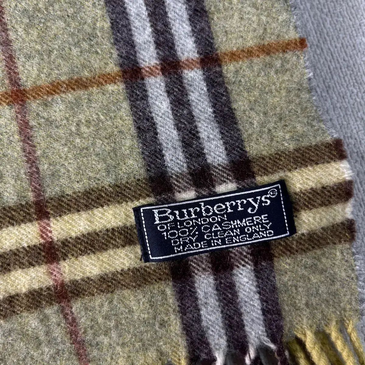  バーバリー ノヴァチェック カシミア グリーン マフラー マフラー 小物