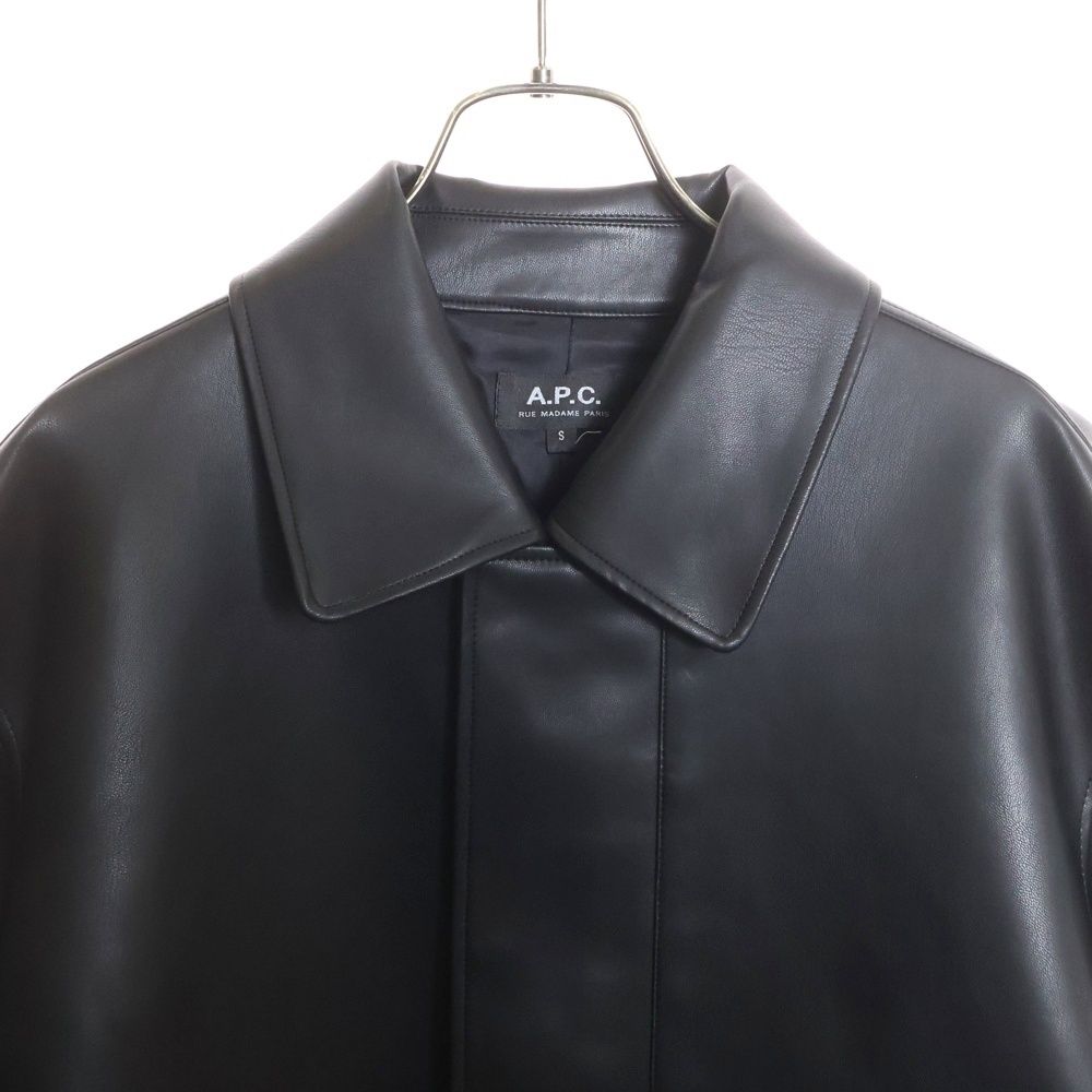 A.P.C アーペーセー　ボア襟ブルゾン A.P.C (アーペーセー) Avis フロントポケット ジップアップ フェイク