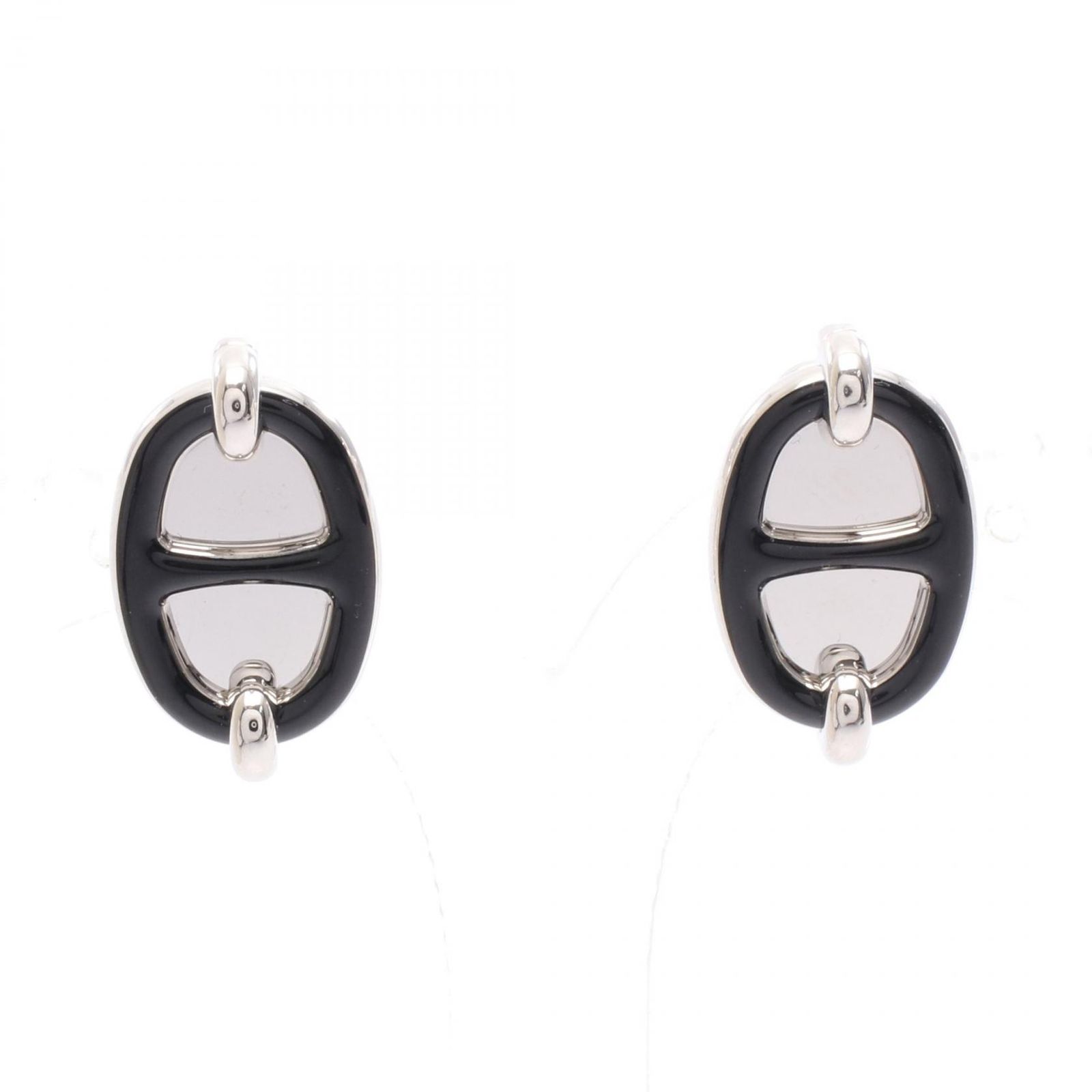 エルメス HERMES ピアス ミニ マイヨン ステンレススチール レディース A