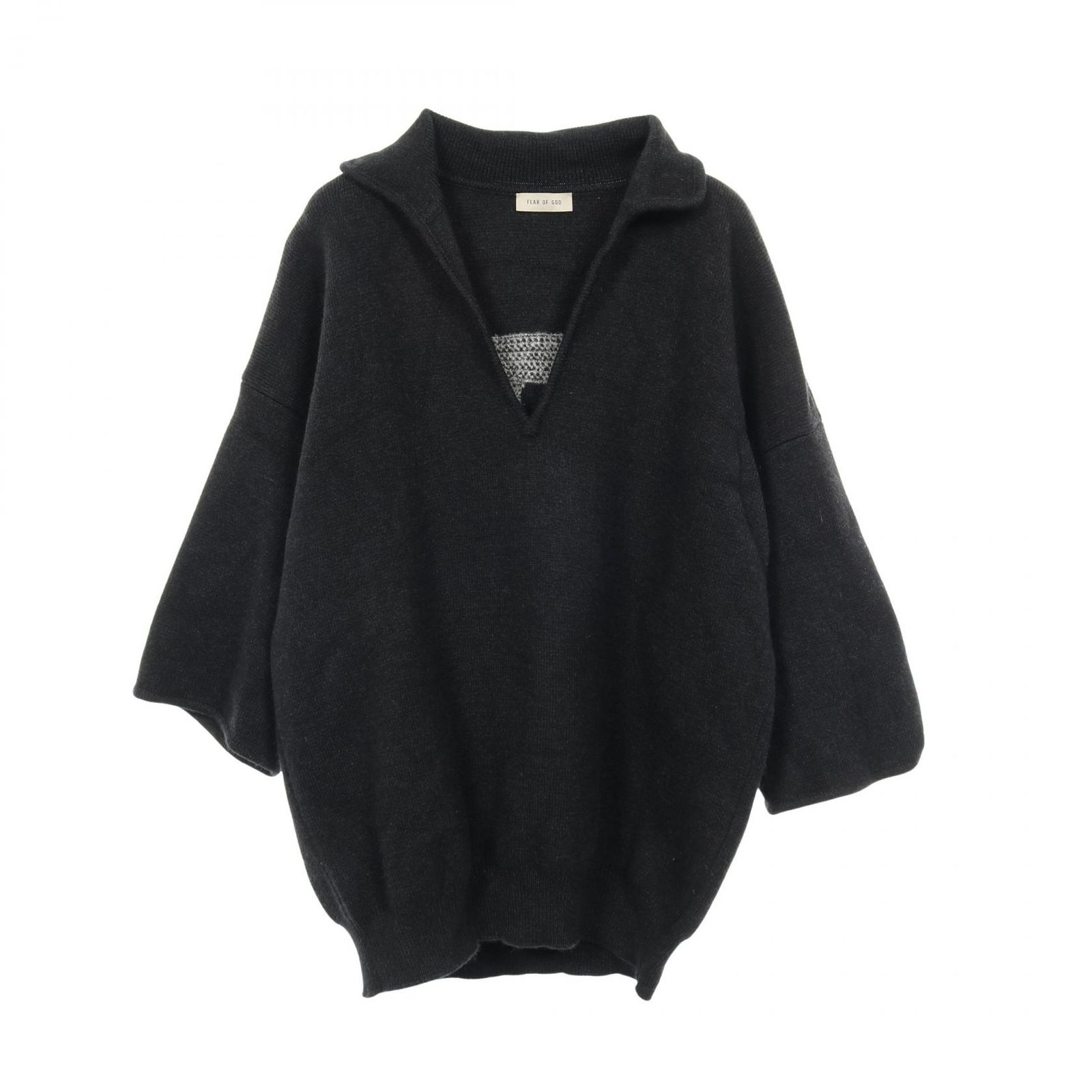 フィアオブゴッド FEAR OF GOD ニット ブラック ウール スキッパー メンズ A