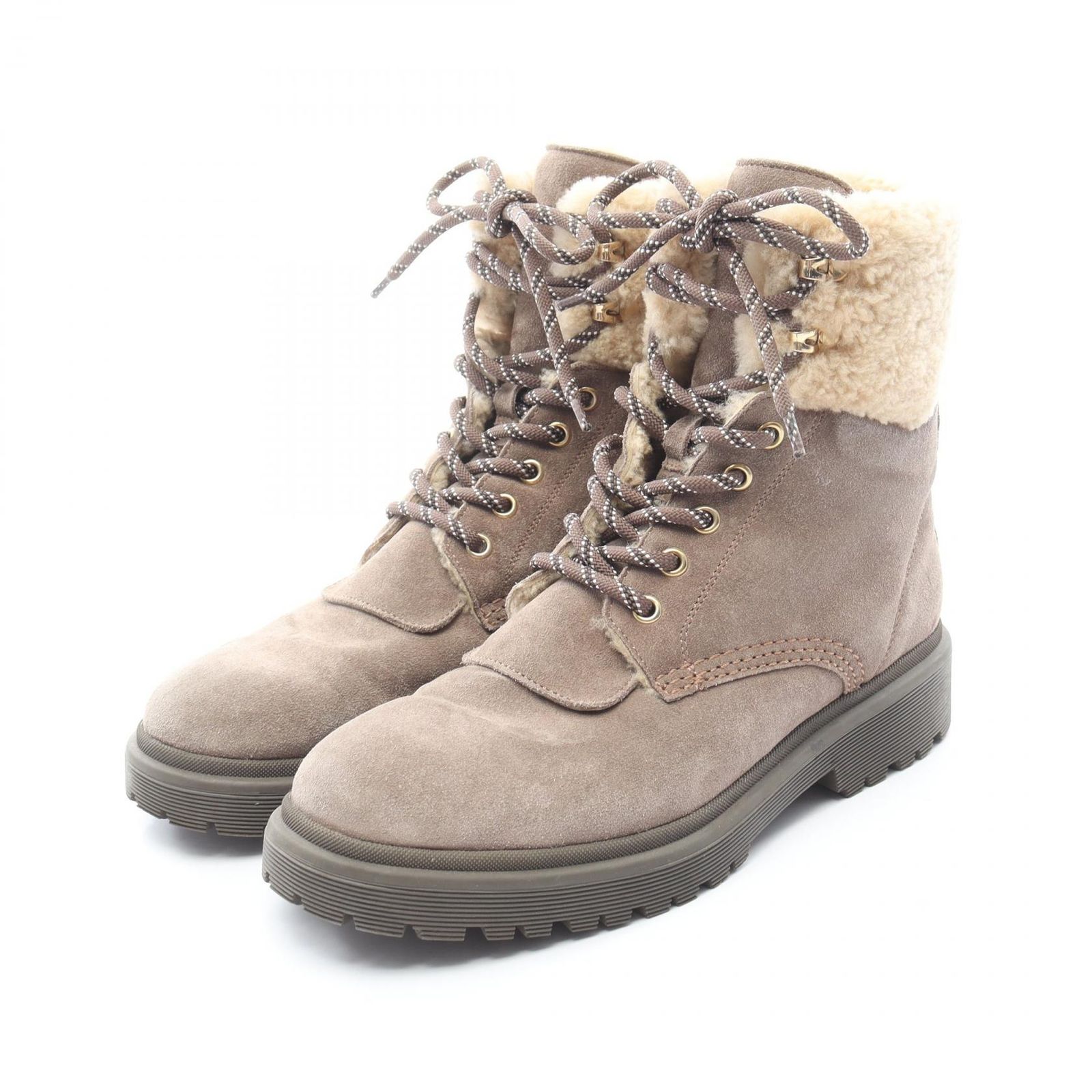 モンクレール MONCLER ブーツ PATTY SCARPA グレーブラウン スウェード 
