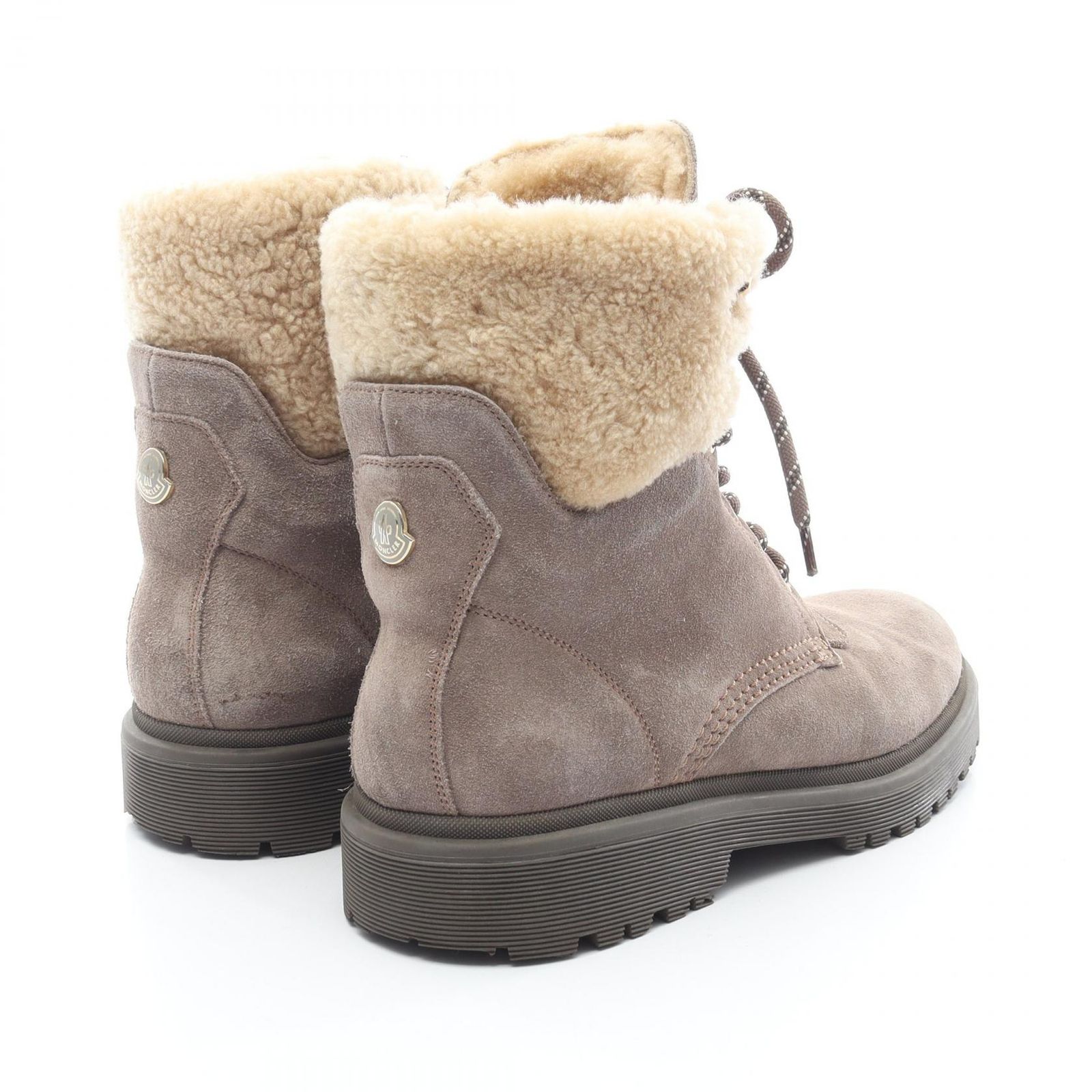 モンクレール MONCLER ブーツ PATTY SCARPA グレーブラウン スウェード 