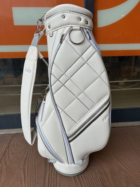 XXIO シルバー キャディバッグ 良好☆ XXIO レディスキャディバッグ 軽量 8.5型 3.0kg ホワイト