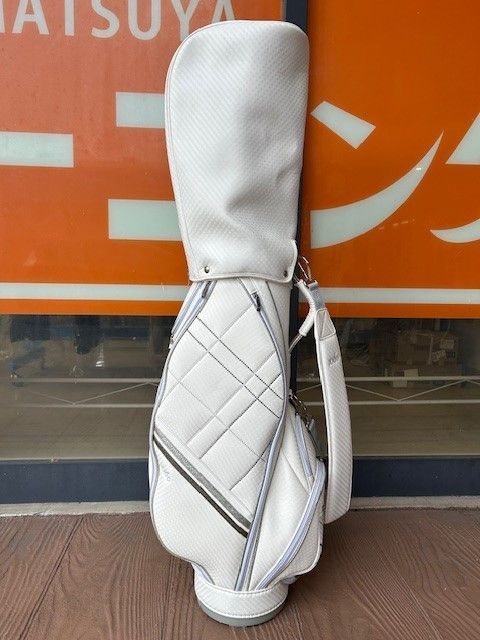 良好☆ XXIO レディスキャディバッグ 軽量 8.5型 3.0kg ホワイト