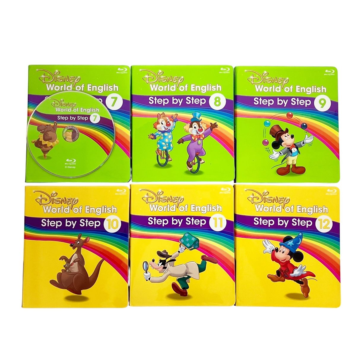 ディズニー英語システム　ステップバイステップ　DWE 美品　全巻　セット売り ディズニー英語システム ステップバイステップ DWE 美品 全巻 セット